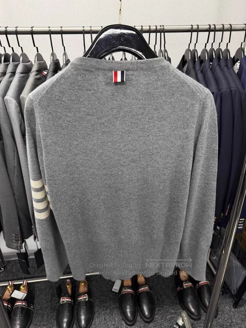 Thom Browne Thom Browne Knit sweater cardigan cashmere Size US XL / EU 56 / 4 - 2 Thumbnail