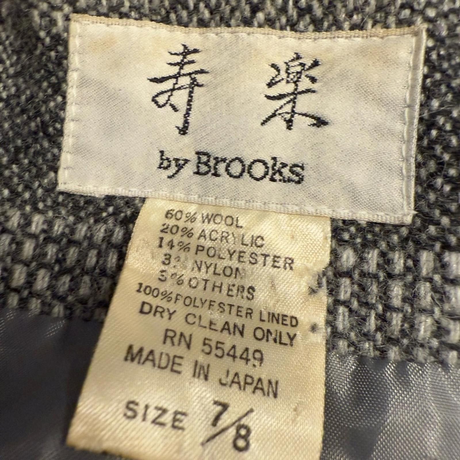 Other By Brooks gray checkered wool blend blazer SZ 7/8 Size M / US 6-8 / IT 42-44 - 10 Thumbnail