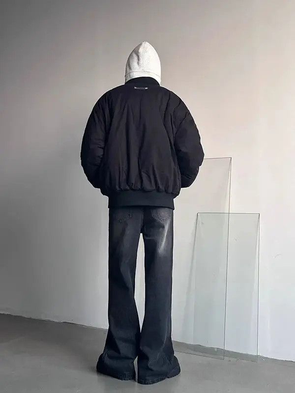 Japanese Brand Honoka x Mayu Washed vintage baggy Y2K street jeans Size US 32 / EU 48 - 4 Thumbnail