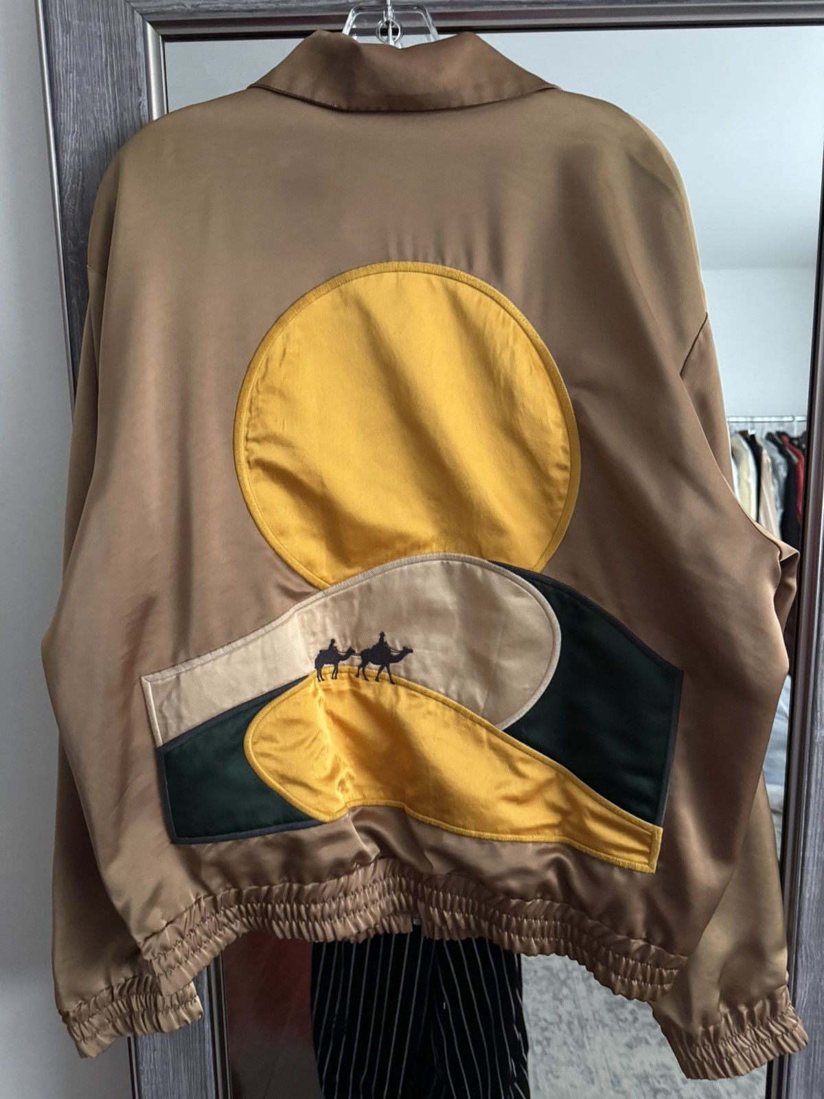 CMMN SWDN CMMN SWDN RODEO EMBROIDERED SATIN TRACK JACKET Size US XL / EU 56 / 4 - 6 Thumbnail