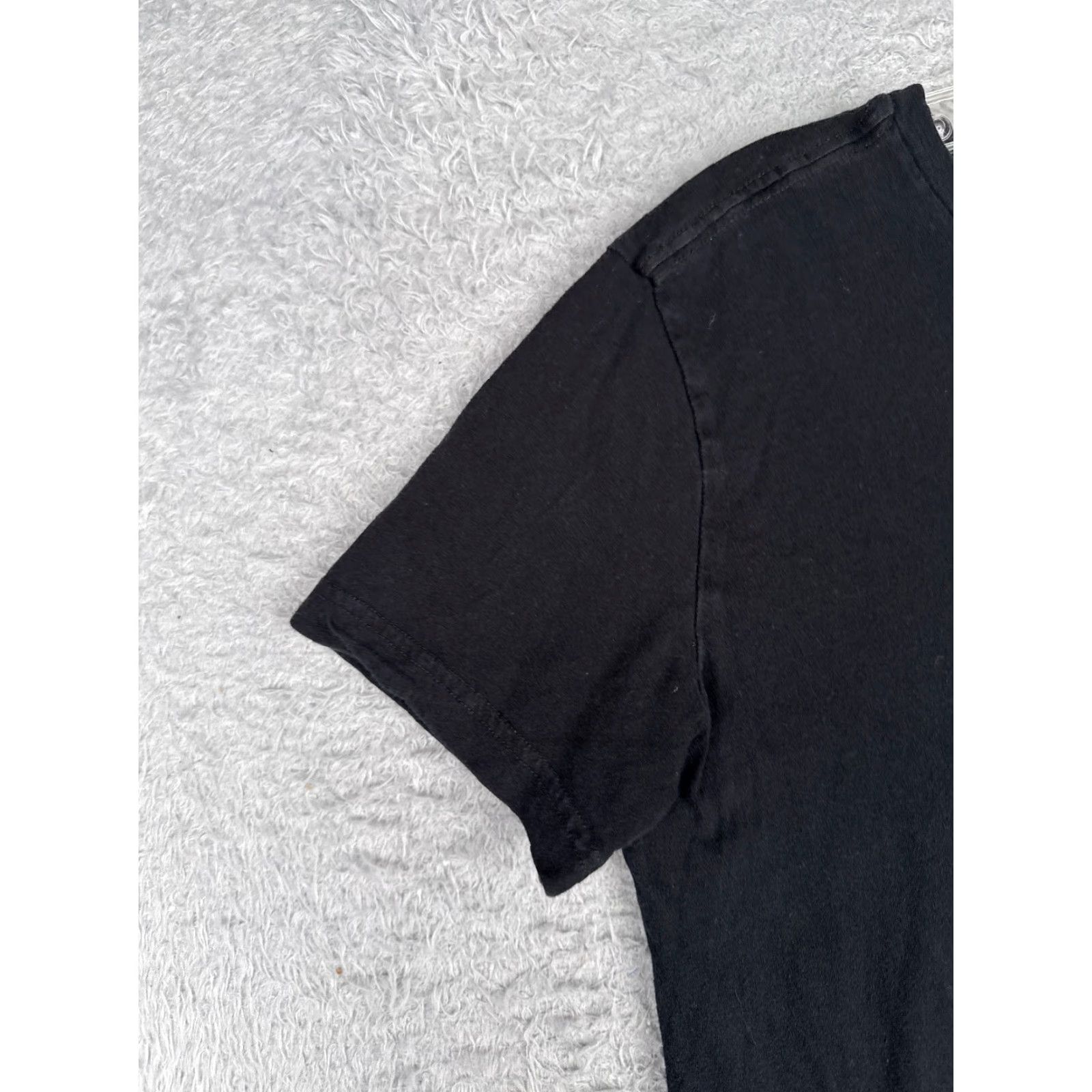 Ralph Lauren VINTAGE Polo Ralph Lauren Shirt Men Medium Black Crew Neck Short Sleeve Cotton Slim READ Size US M / EU 48-50 / 2 - 3 Thumbnail