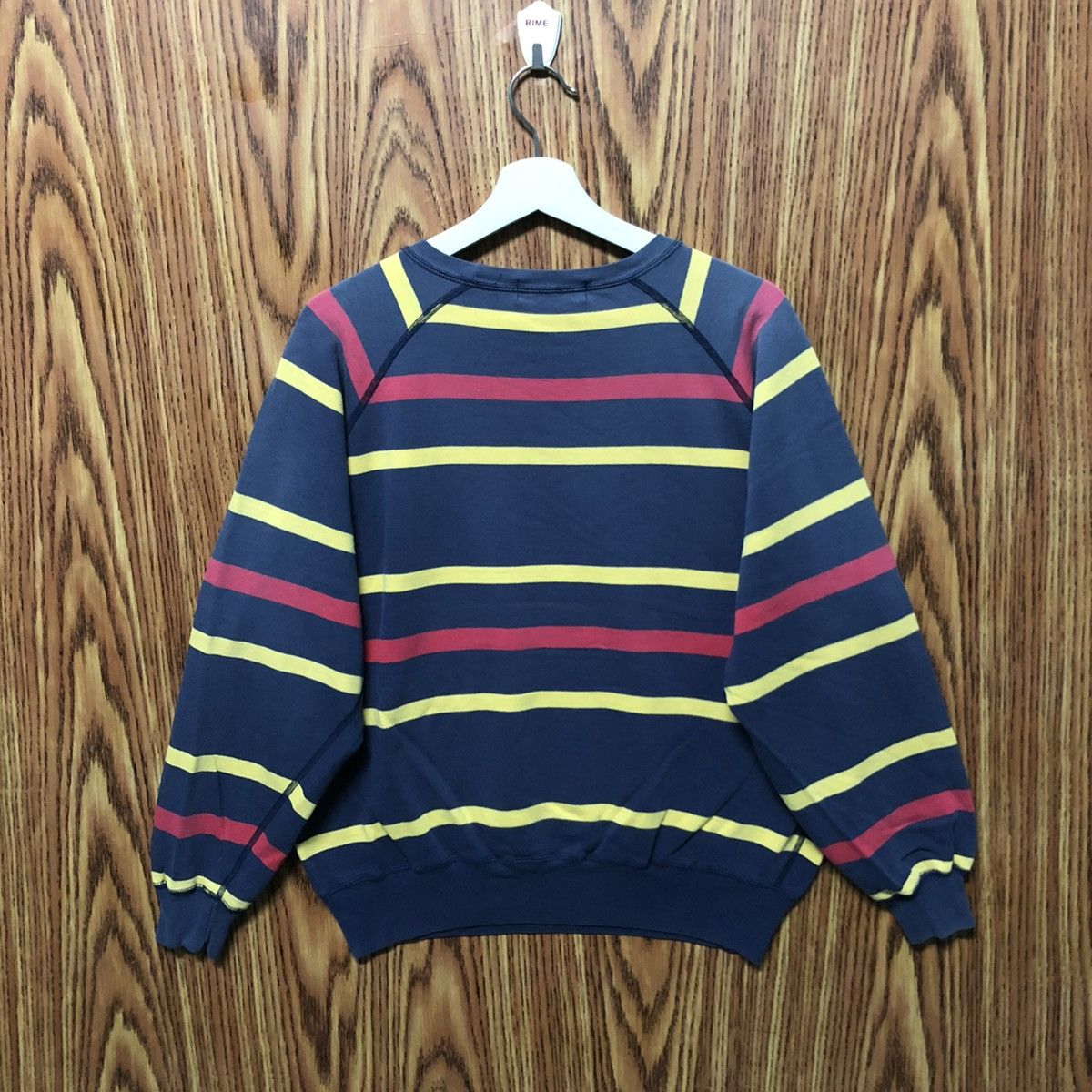 Polo Ralph Lauren Vintage Polo Ralph Lauren Faded Striped Sweatshirt Size US L / EU 52-54 / 3 - 4 Thumbnail