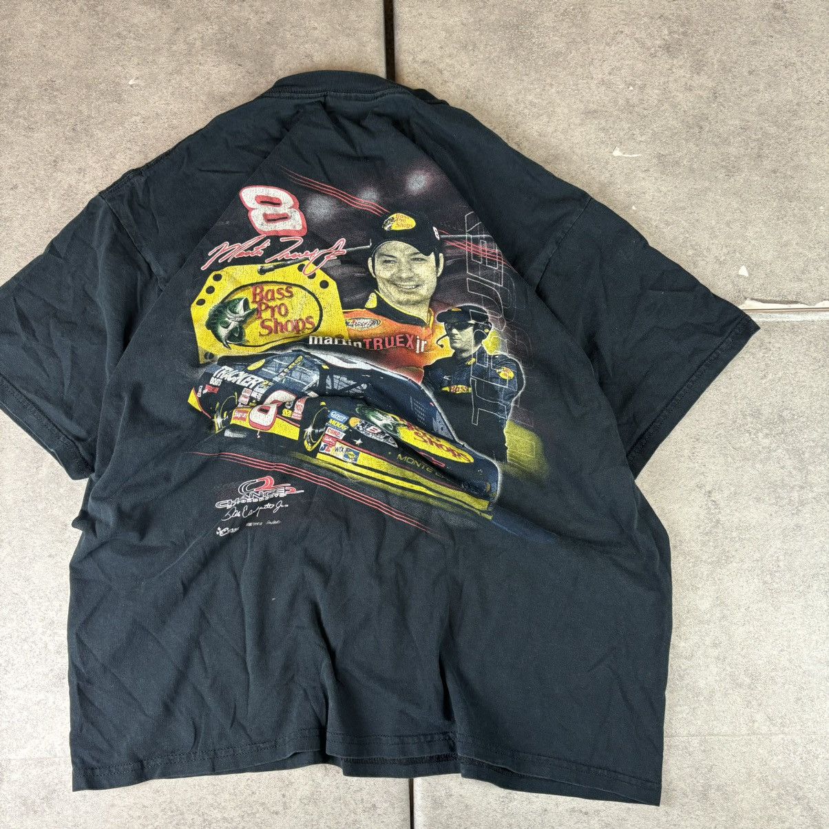 Chase Authentics Y2k black Chase Authentics vintage Martin Truex Jr. tshirt Size US L / EU 52-54 / 3 - 1 Thumbnail