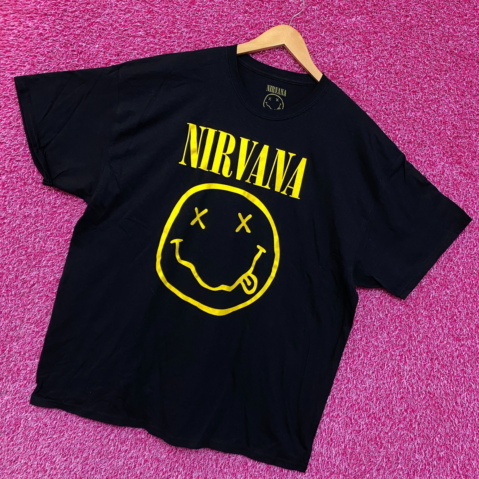 Nirvana Nirvana Nevermind Tour Smiley Promo Logo Grunge Band Tee 2X Size US XXL / EU 58 / 5 - 3 Thumbnail