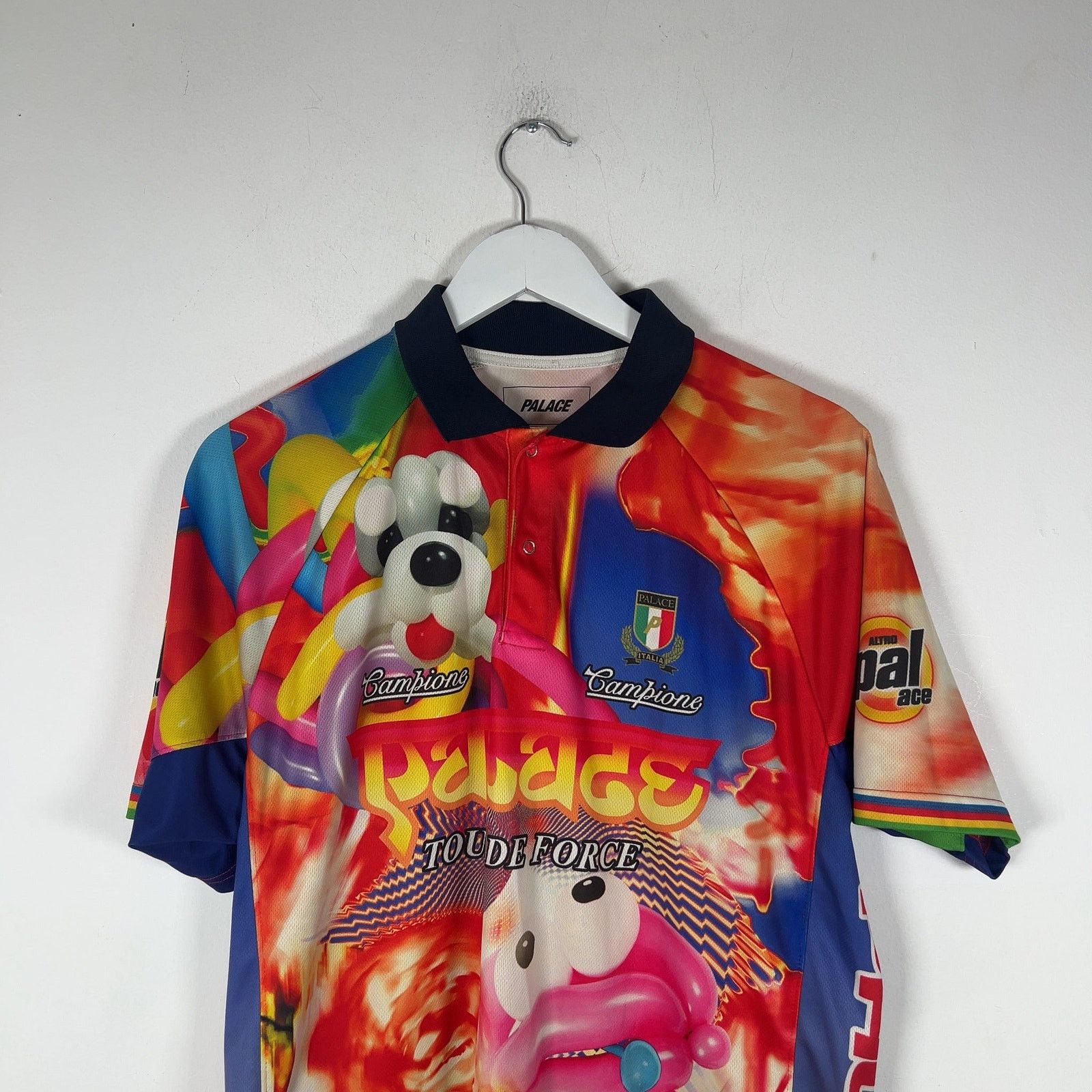 Palace Palace 'Tour De Force' Multi-Graphic Polo Shirt Size US L / EU 52-54 / 3 - 2 Thumbnail