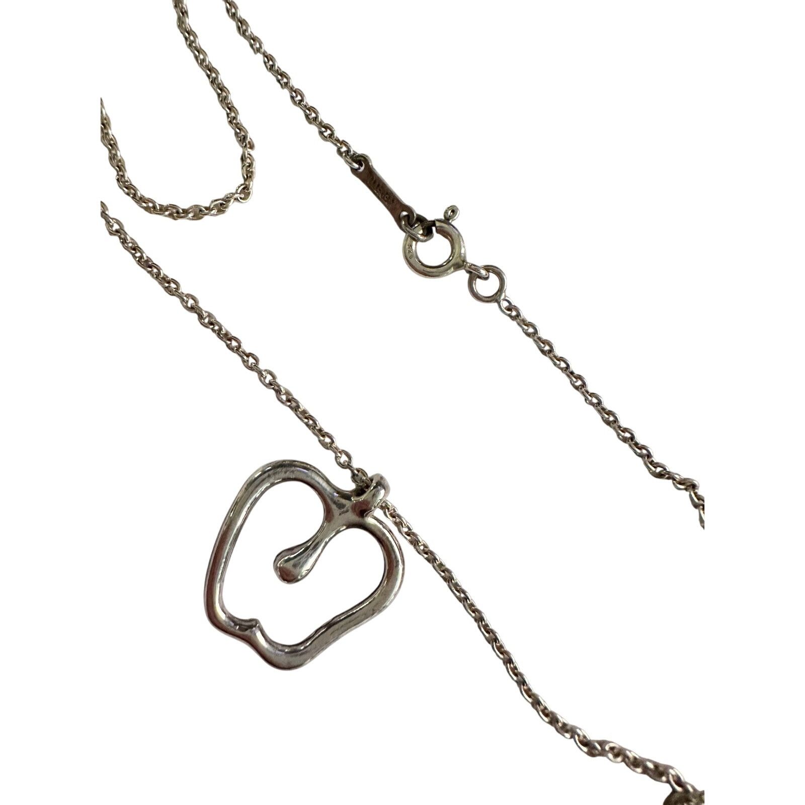 Tiffany & Co. Tiffany & Co Apple Necklace in Sterling Silver - 15" Chain Size ONE SIZE - 7 Thumbnail