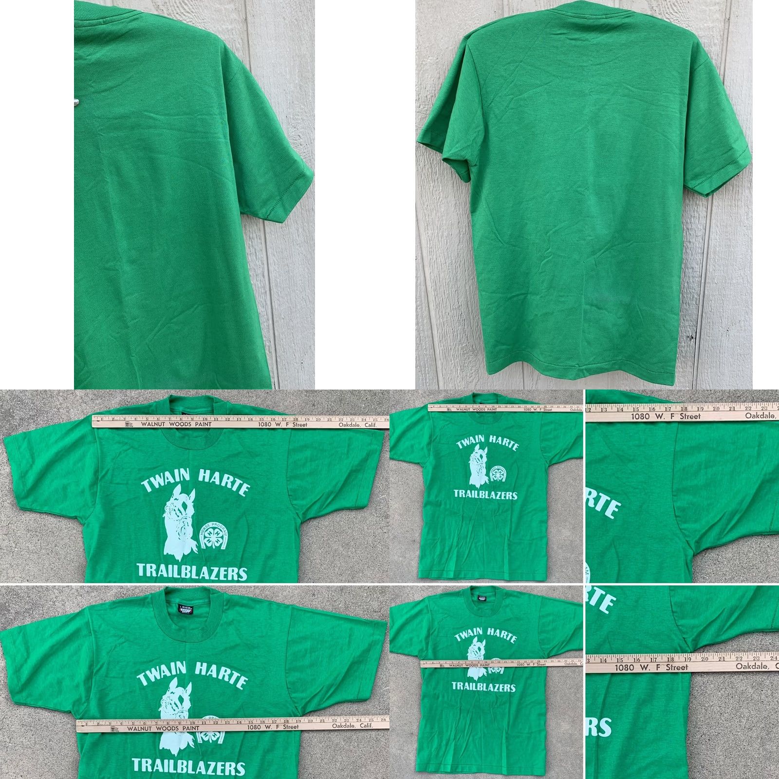 Vintage VINTAGE Twain Harte Trailblazers 4-H horse program t-shirt single stitch size L Shirt Unisex Adults Green 80s 90s Logo Screen Stars Best Size US L / EU 52-54 / 3 - 8 Thumbnail
