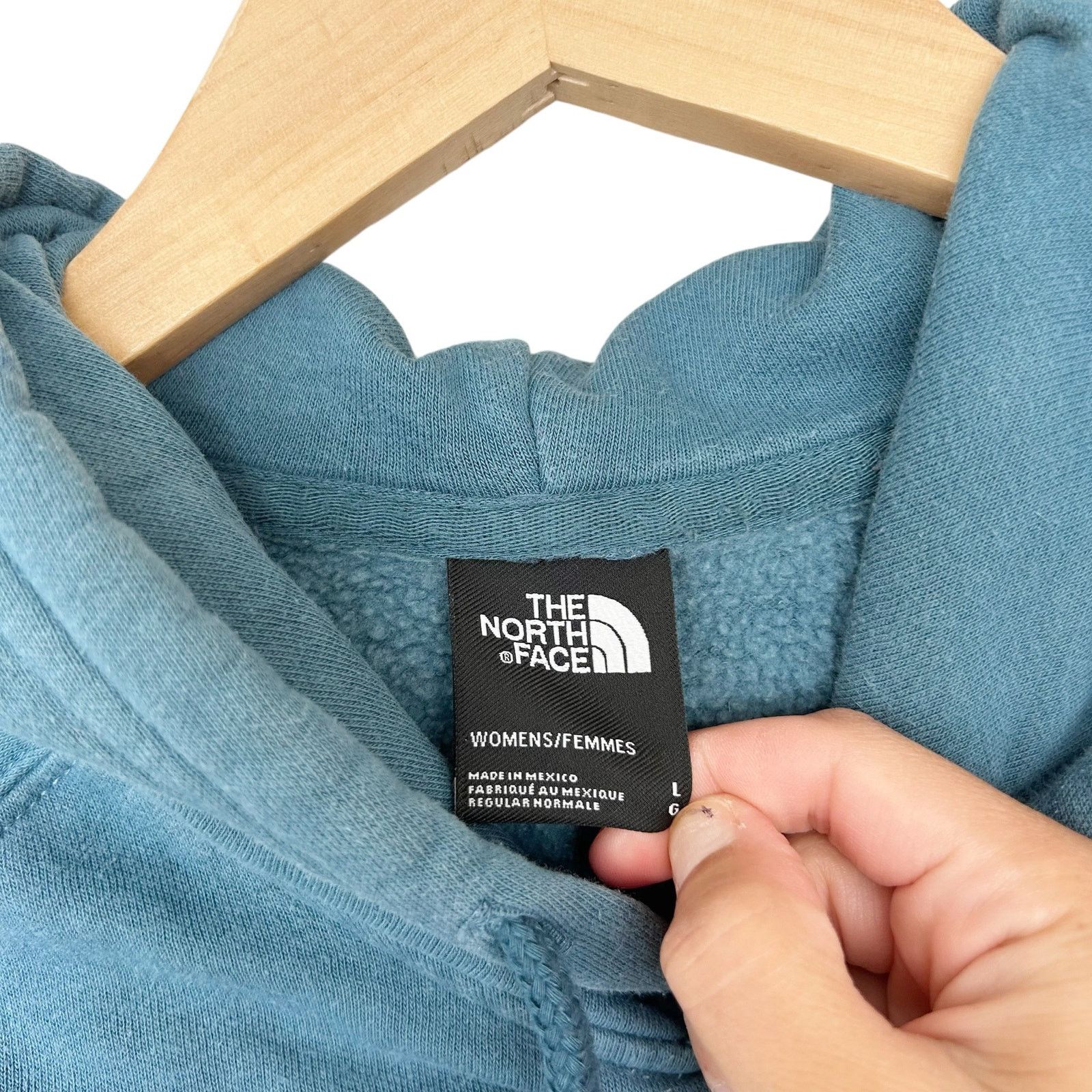The North Face The North Face Blue Hoodie Sz L Size L / US 10 / IT 46 - 3 Thumbnail