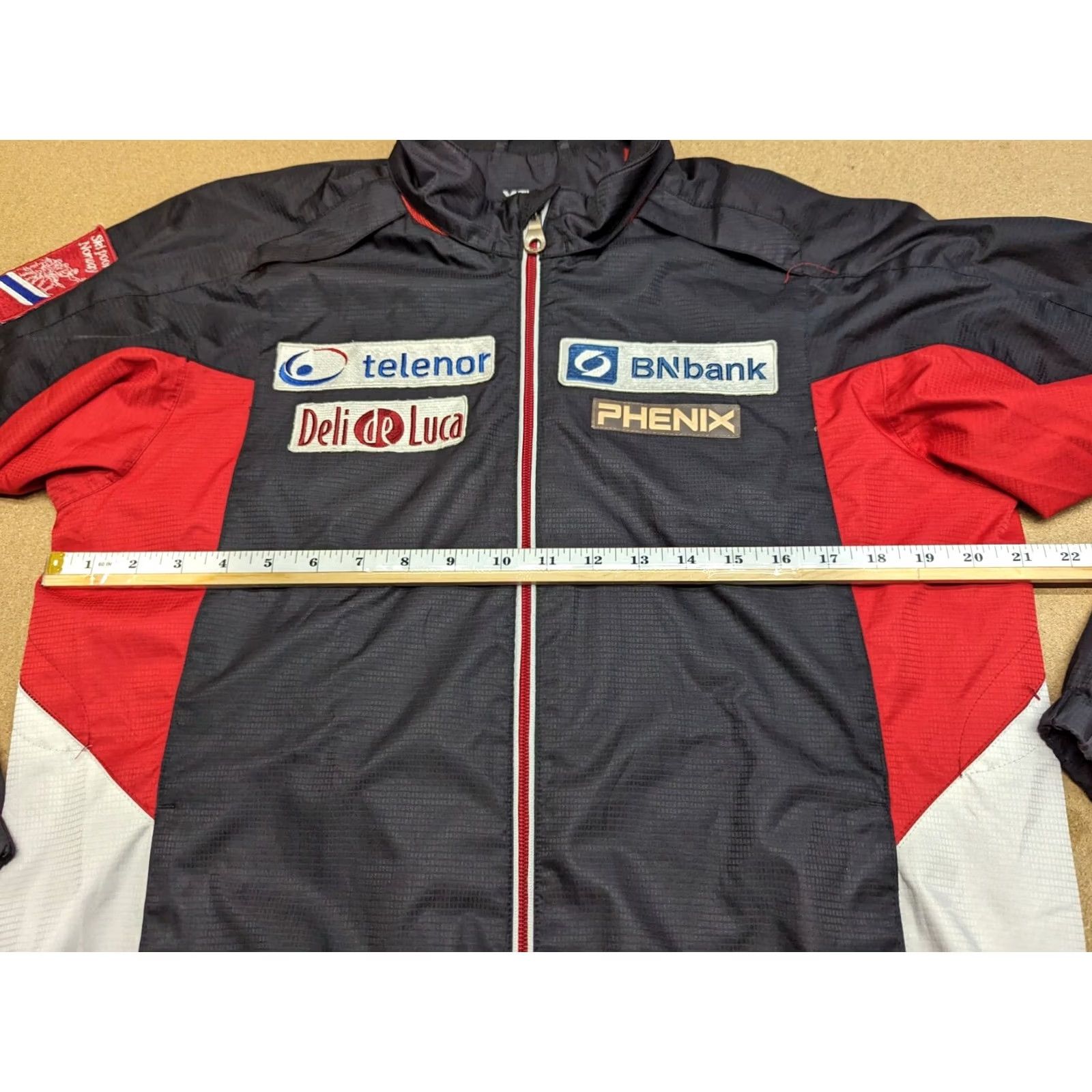 Vintage Phenix Alpine Ski Team Norway Mens Jacket Size S Full Zip Telenor Size US S / EU 44-46 / 1 - 5 Thumbnail