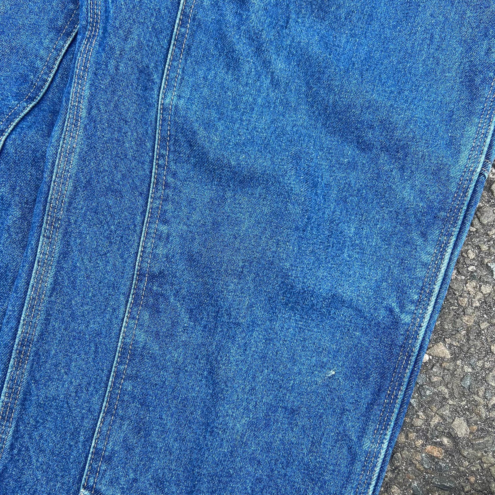 Carhartt × Vintage Vintage carhartt denim jeans blue double knee work wear pant Size US 34 / EU 50 - 5 Thumbnail