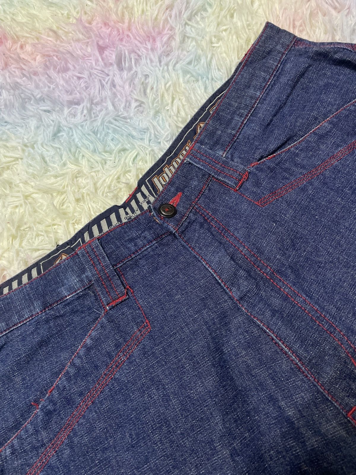 Vintage × Wu-Tang Clan 💥Hearing offer💥Vintage Y2k Jonny blaze denim jorts pants Size US 36 / EU 52 - 7 Thumbnail