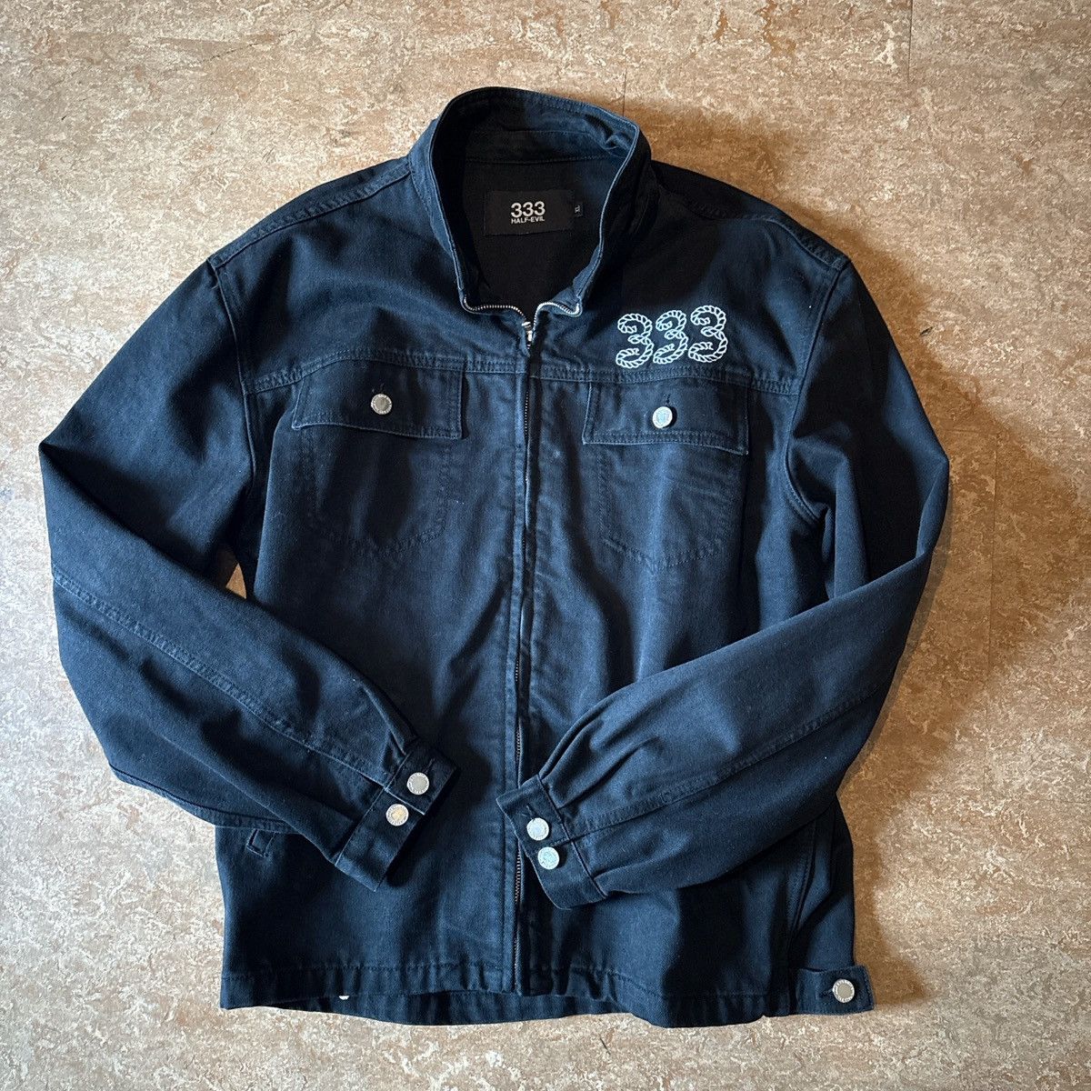 Half Evil Half Evil 333 denim jacket Size US XL / EU 56 / 4 - 1 Thumbnail