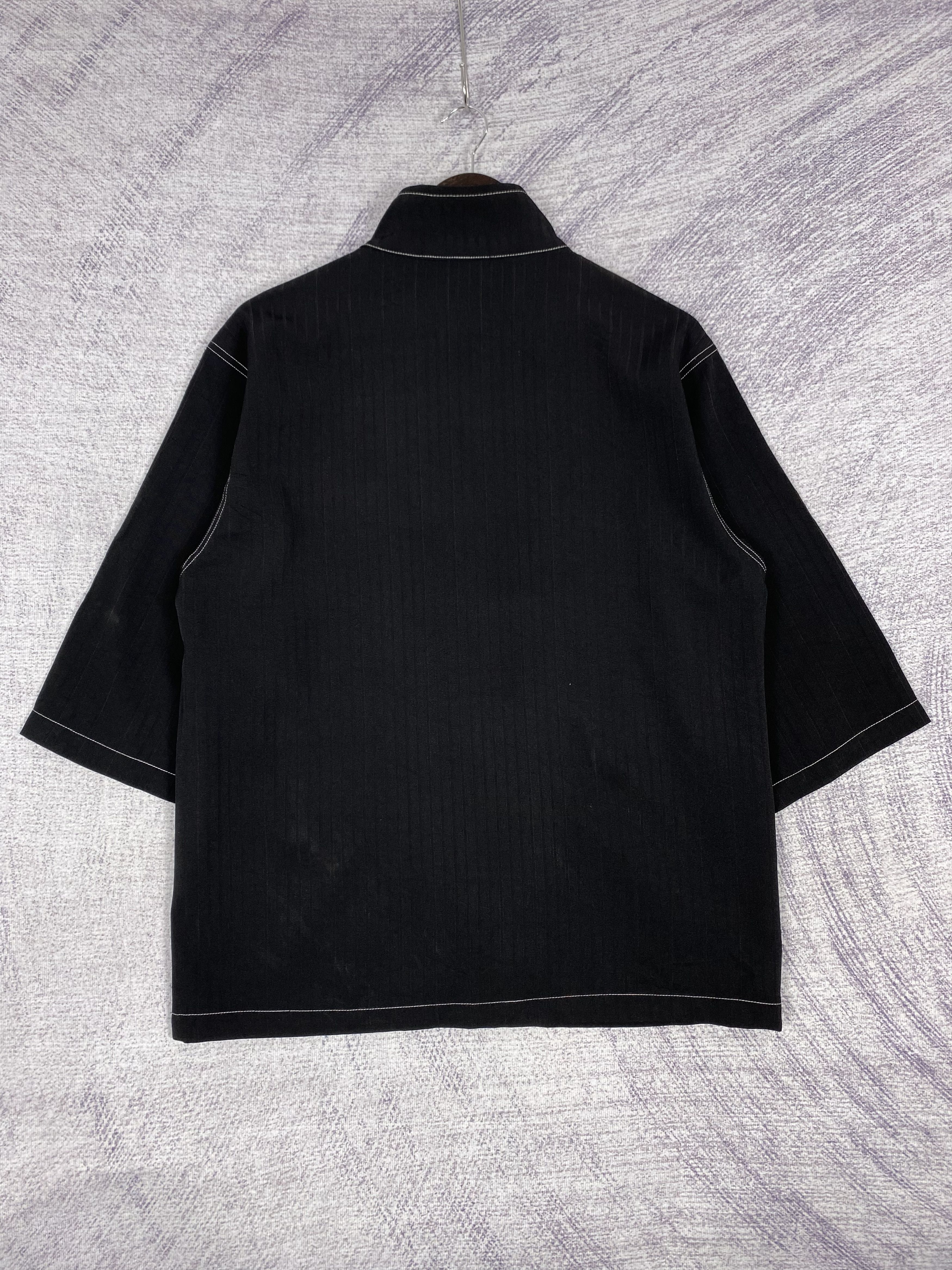 Japanese Brand Vintage Plevo Uomo Zip Up Half Sleeve Jacket Size US M / EU 48-50 / 2 - 5 Thumbnail