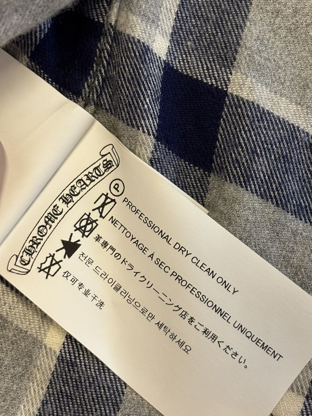 Chrome Hearts Chrome hearts cross patches flannel shirt Size US M / EU 48-50 / 2 - 10 Thumbnail