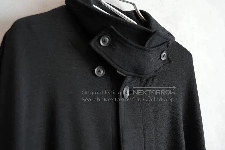 Yohji Yamamoto black wool cape coat by Yohji Yamamoto. Size US M / EU 48-50 / 2 - 5 Thumbnail