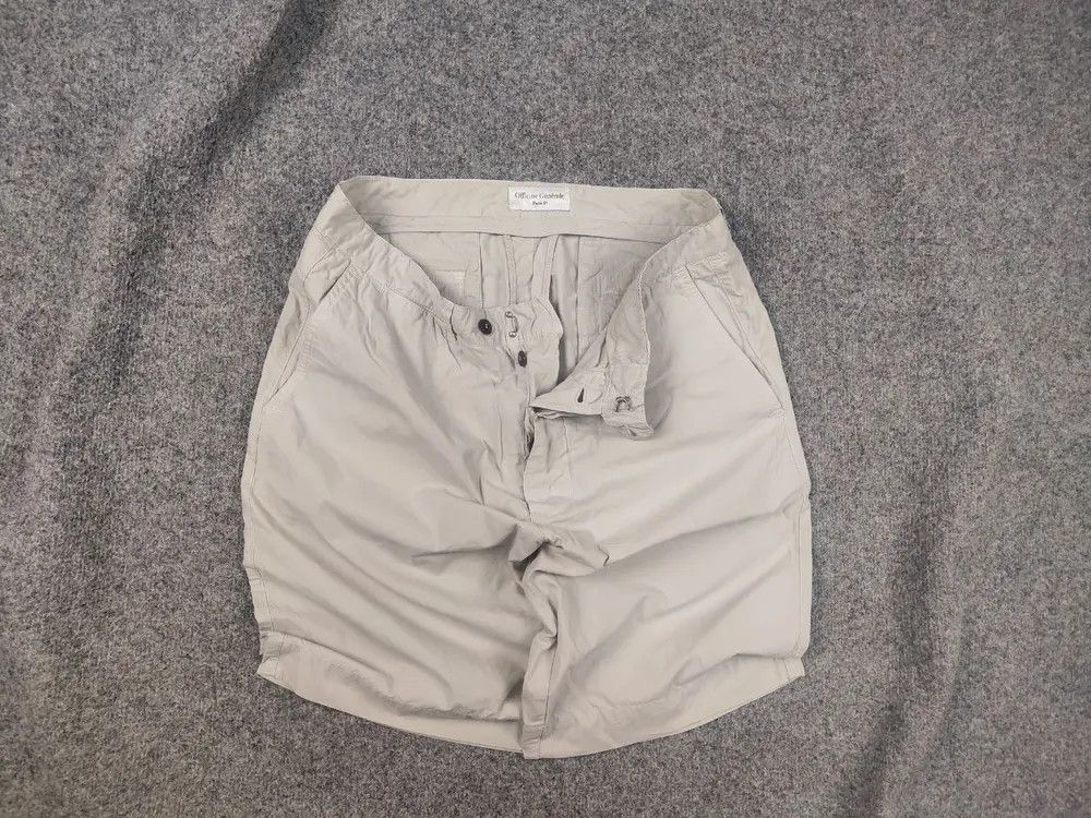 Officine Generale Officine Generale Fisherman Bermuda Beige Button Shorts Size US 36 / EU 52 - 1 Thumbnail
