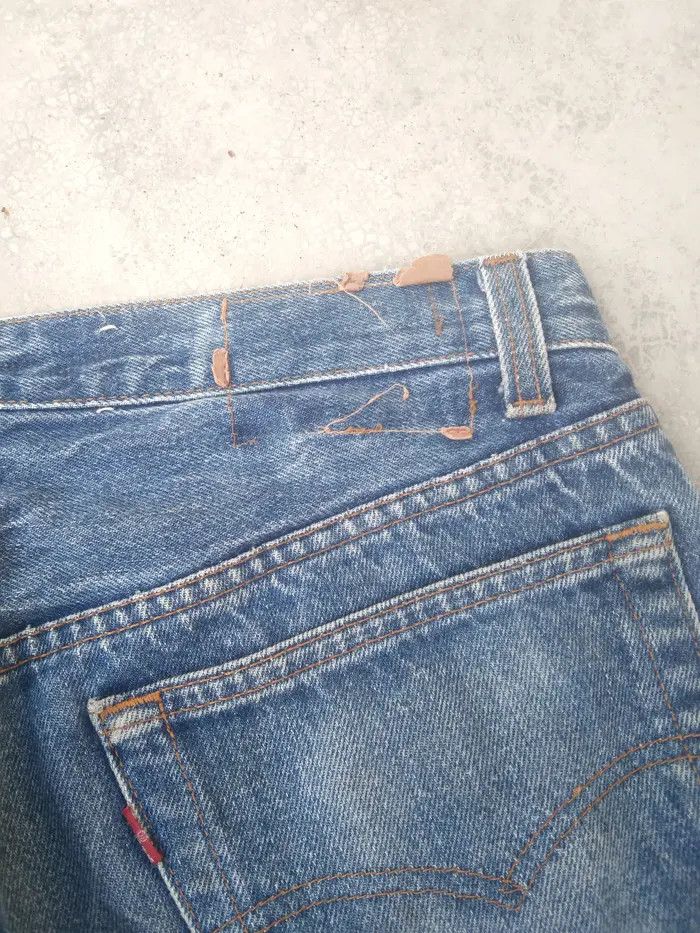 Levi's × Vintage 80s Vintage Levis 501 Made In USA Distressed Jeans 32x30 Size US 32 / EU 48 - 3 Thumbnail