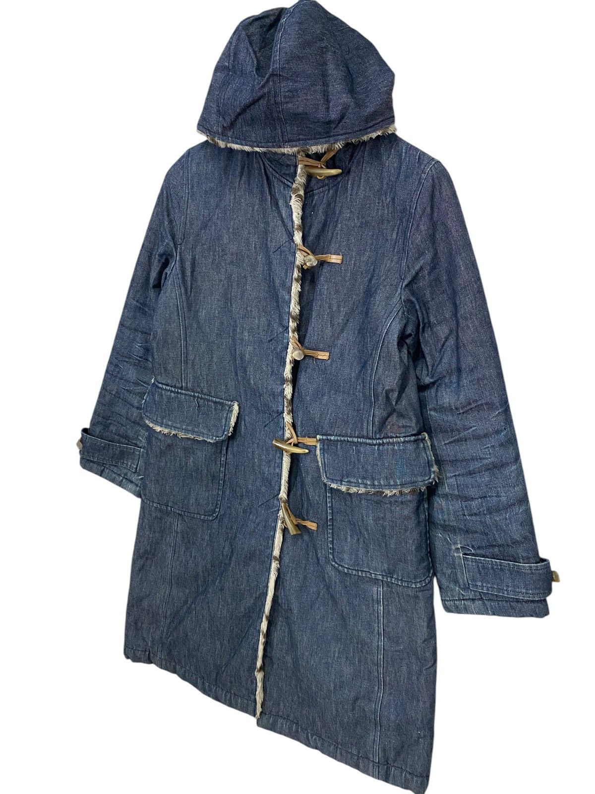 Japanese Brand × PPFM 🔥GRAILS🔥Peyton place denim fur jacket kapital style Size US M / EU 48-50 / 2 - 4 Thumbnail