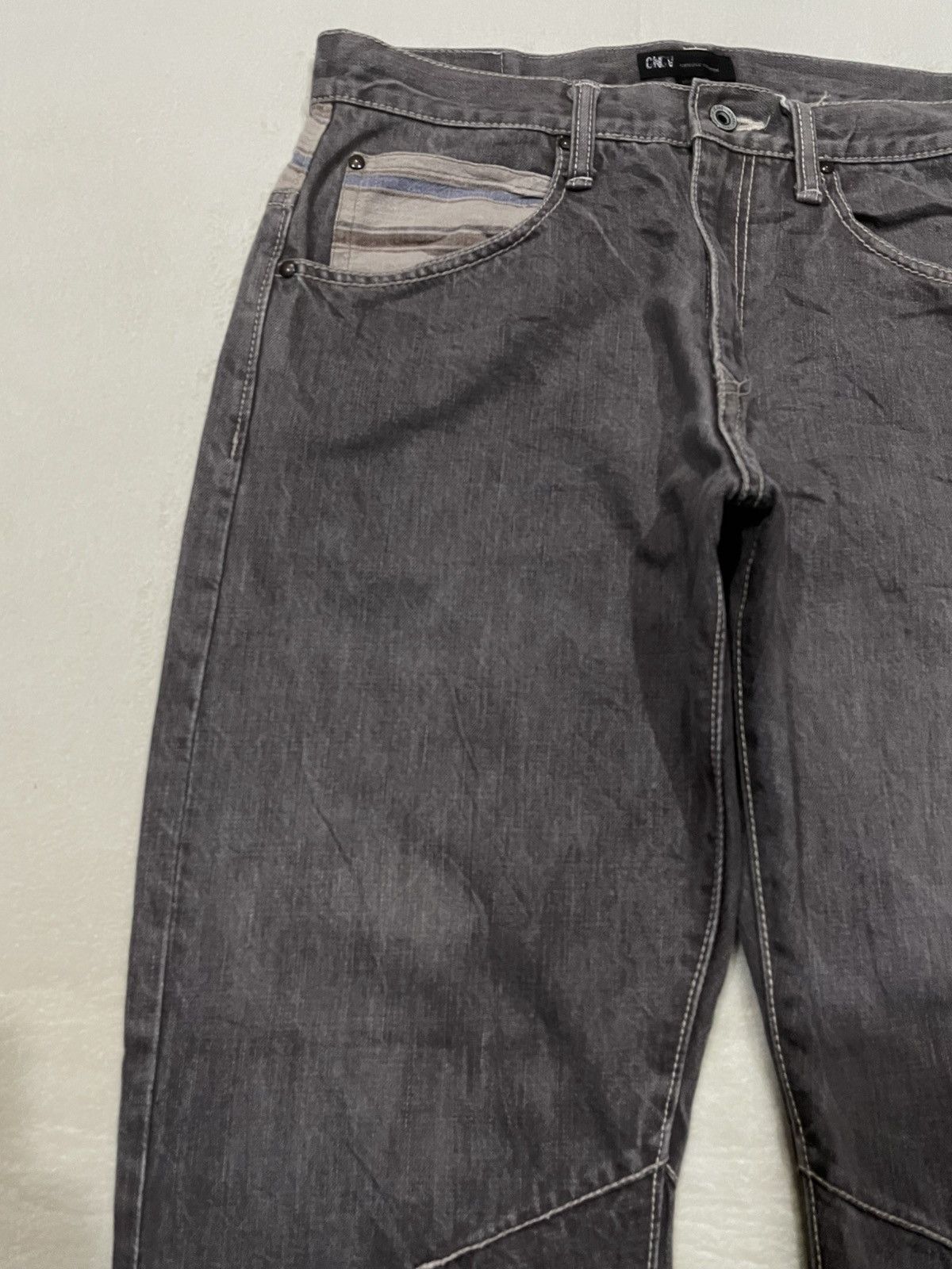 Japanese Brand Vintage Concave japanese Branh Faded Denim Keans Size US 31 - 5 Thumbnail