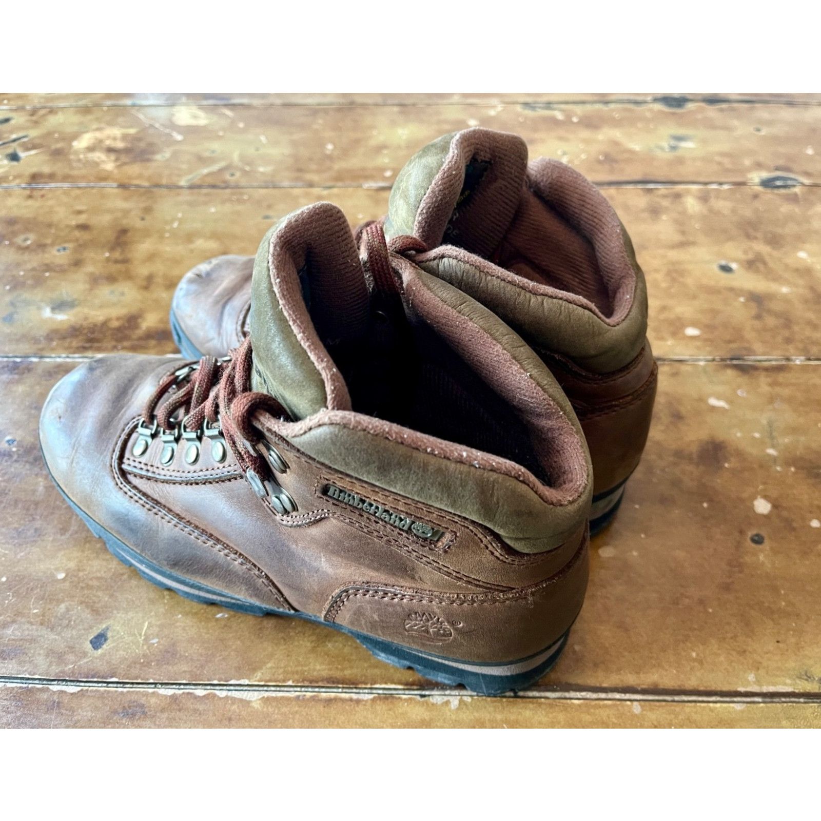 Timberland Vintage Timberland Euro Hiker Boots Leather Mens 8.5M 90s Size US 8.5 / EU 41-42 - 2 Thumbnail