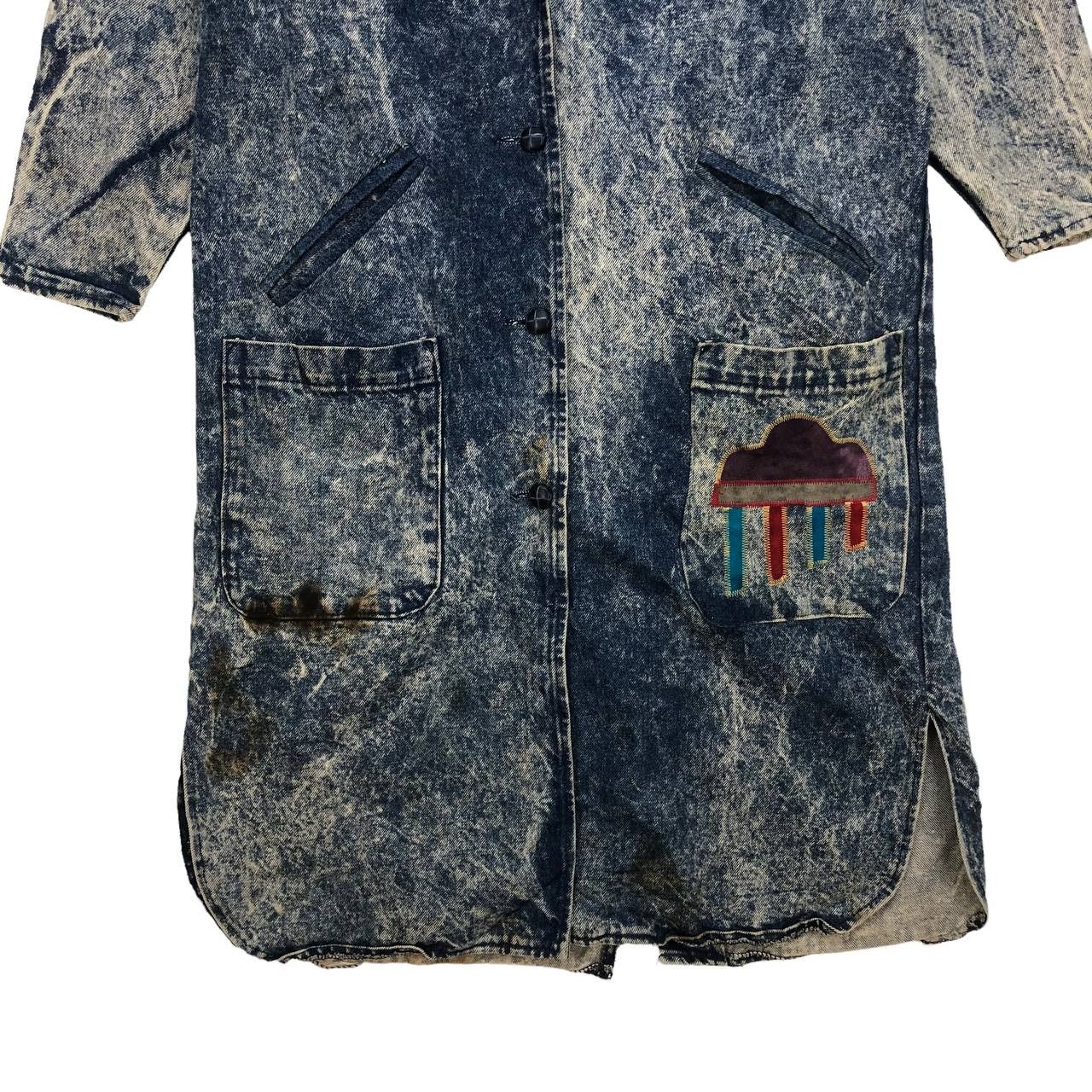 Vintage Vistas de Santa fe by Pioneer Wear Suede Appliqué Hawk Denim Size M / US 6-8 / IT 42-44 - 9 Thumbnail