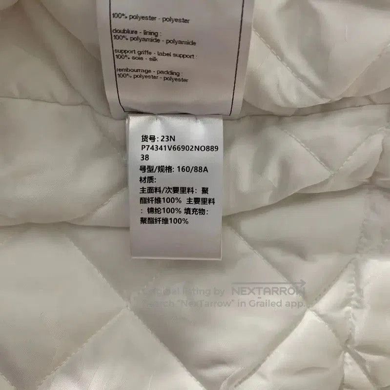 Chanel Chanel White Silk Men's Down Jacket . Size US L / EU 52-54 / 3 - 4 Thumbnail