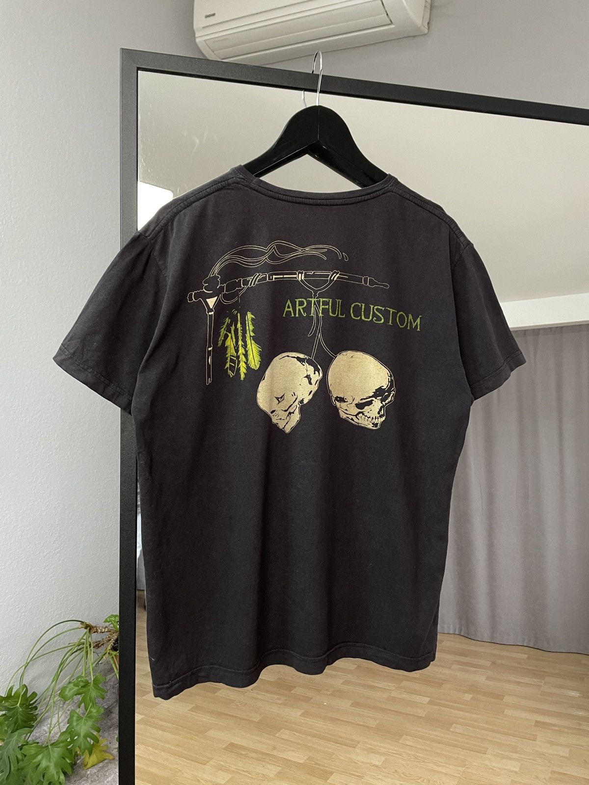 Ed Hardy × Vintage Vintage Y2K Affliction Over Printed Tee Skull T-shirt Size US M / EU 48-50 / 2 - 6 Thumbnail
