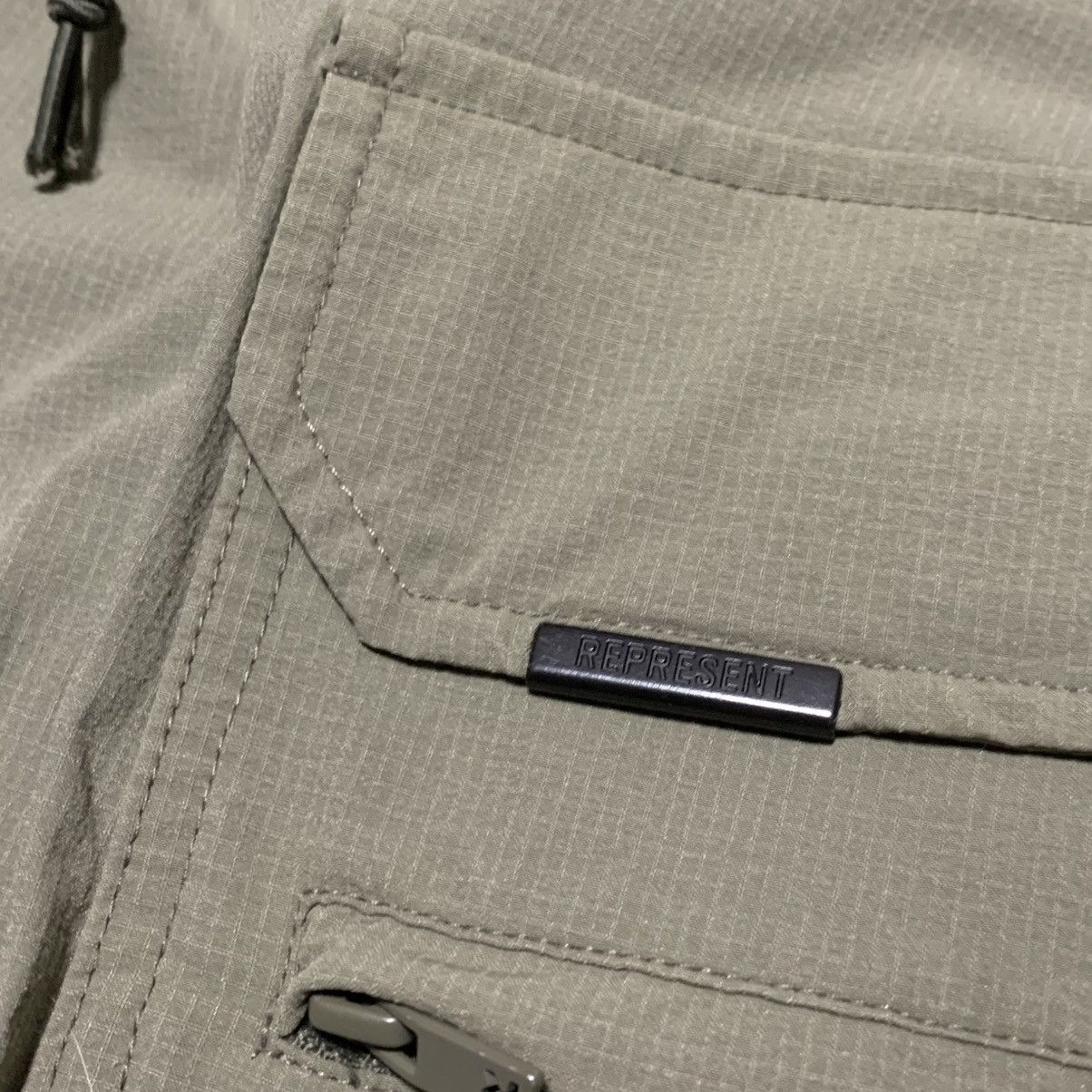 Represent Clo. Represent Small 247 Pants Khaki Green Track Pant Bottoms Size US 30 / EU 46 - 7 Thumbnail