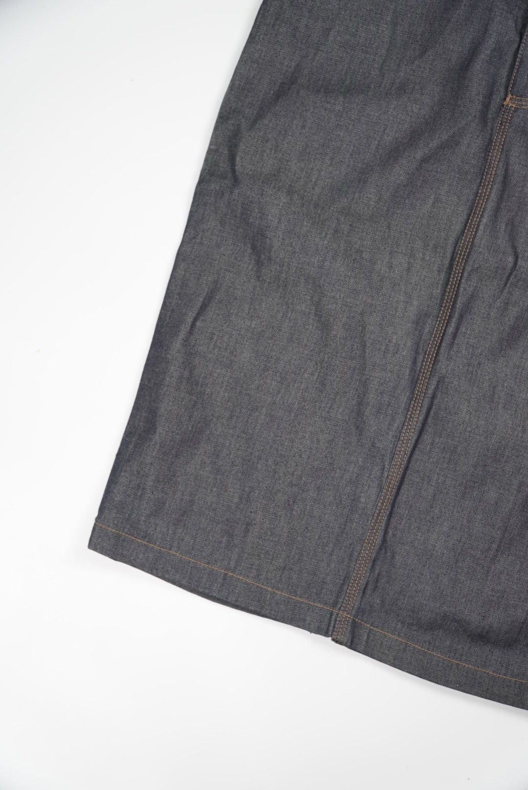 Gucci Gucci Denim Lamb Leather Tight Knee-Length Skirt Size 27" / US 4 / IT 40 - 6 Thumbnail