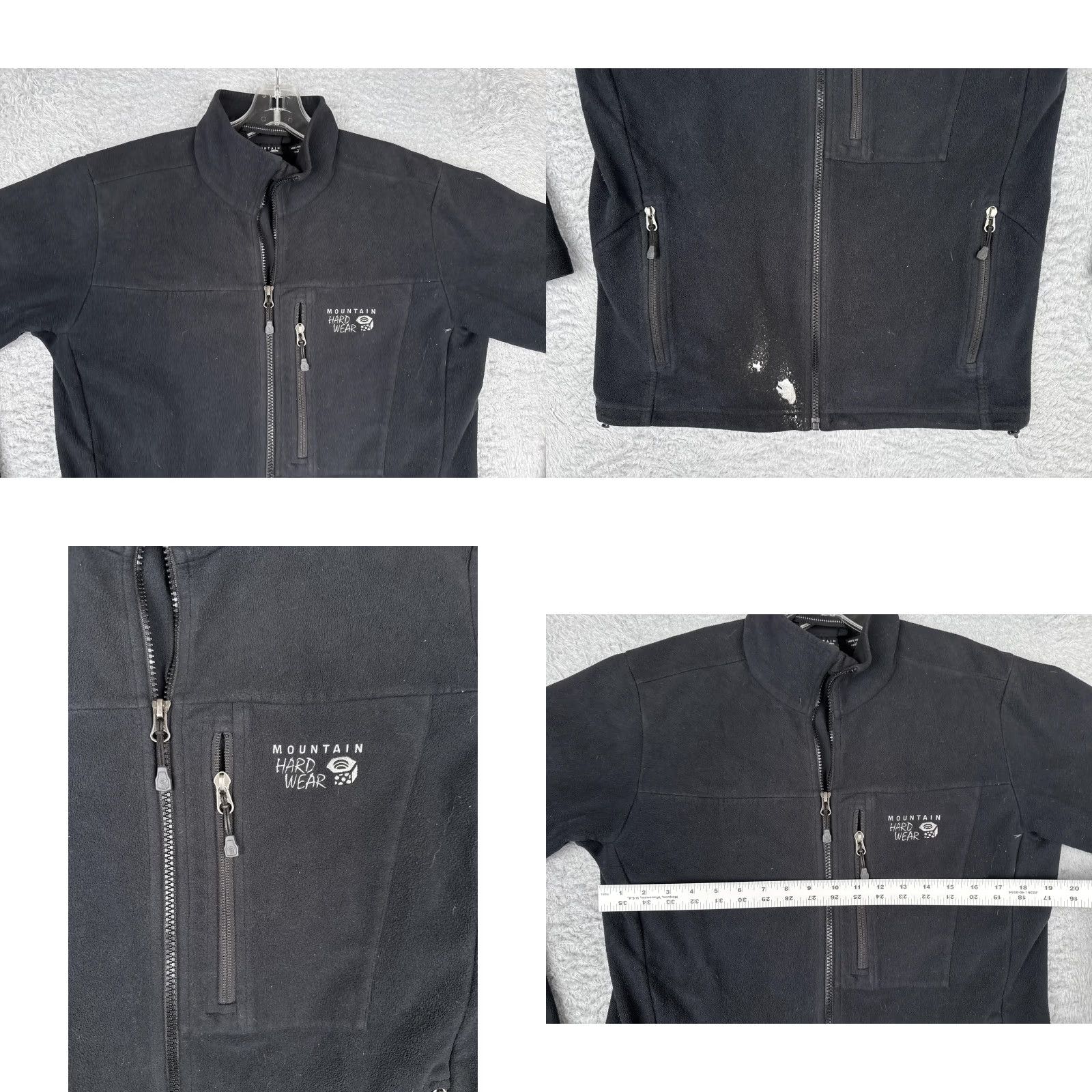 Mountain Hardwear Mountain Hardwear Jacket Mens Medium Black Fleece Full Zip Pockets Outdoor Size US M / EU 48-50 / 2 - 8 Thumbnail