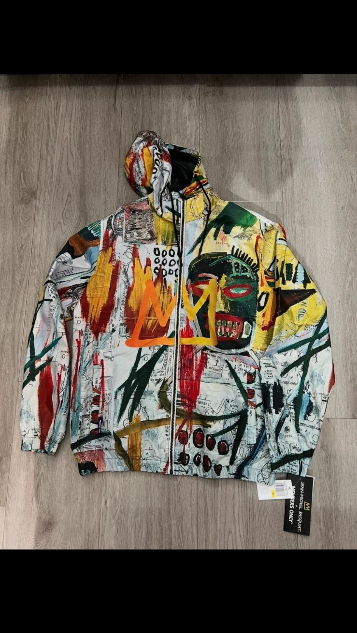 Jean-Michel Basquiat × Members Only Members Only "Jean-Micheal Basquiat" Windbreaker Size US M / EU 48-50 / 2 - 4 Thumbnail