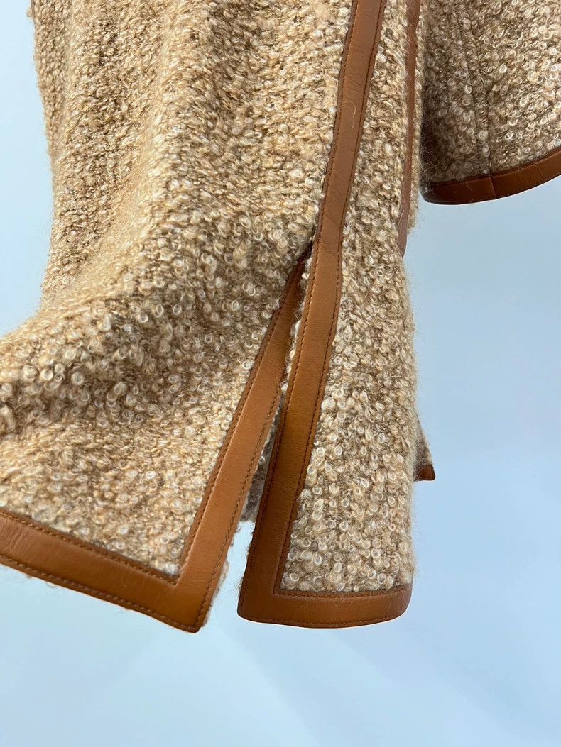 Loro Piana LORO PIANA Mid-length cashmere blended with horsehair and Size XS / US 0-2 / IT 36-38 - 6 Thumbnail