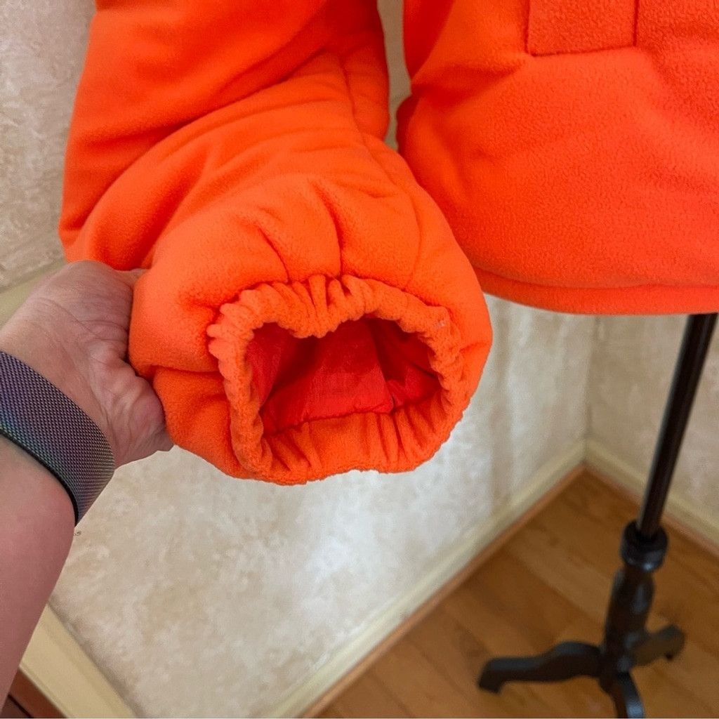 Free People FP MOVEMENT Free People Neon Orange Puffer Fleece Jacket L Size L / US 10 / IT 46 - 6 Thumbnail