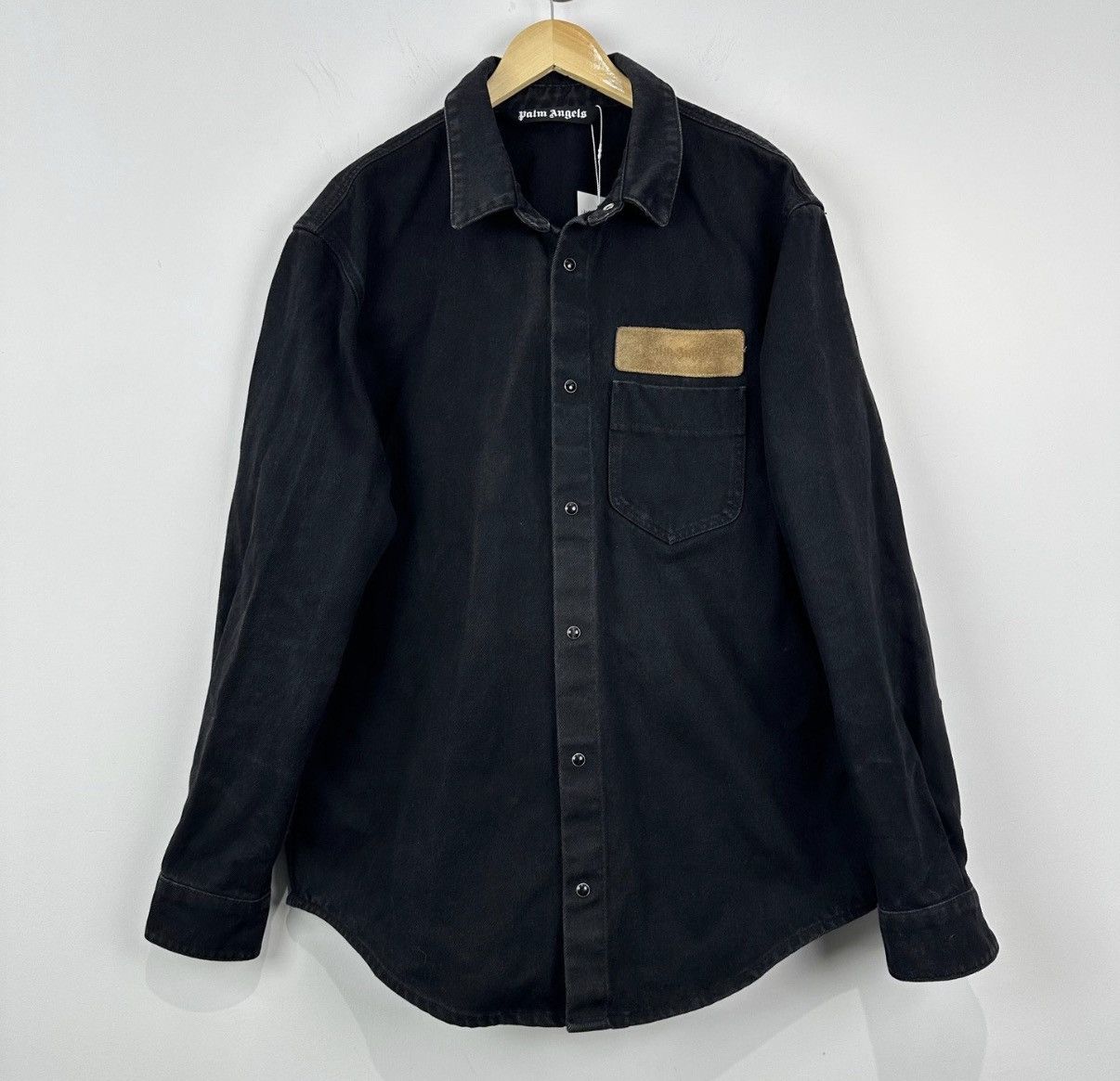 Palm Angels Palm Angels Charcoal Denim Jacket J42 Size US XL / EU 56 / 4 - 1 Thumbnail