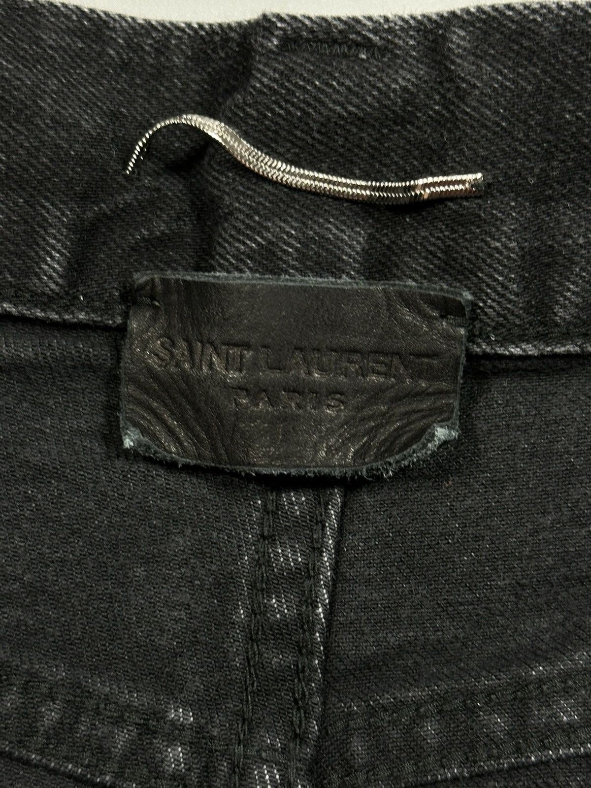 Saint Laurent Paris 2019 Saint Laurent D02 M/SK-LW Distressed Skinny Jeans Size US 31 - 10 Thumbnail