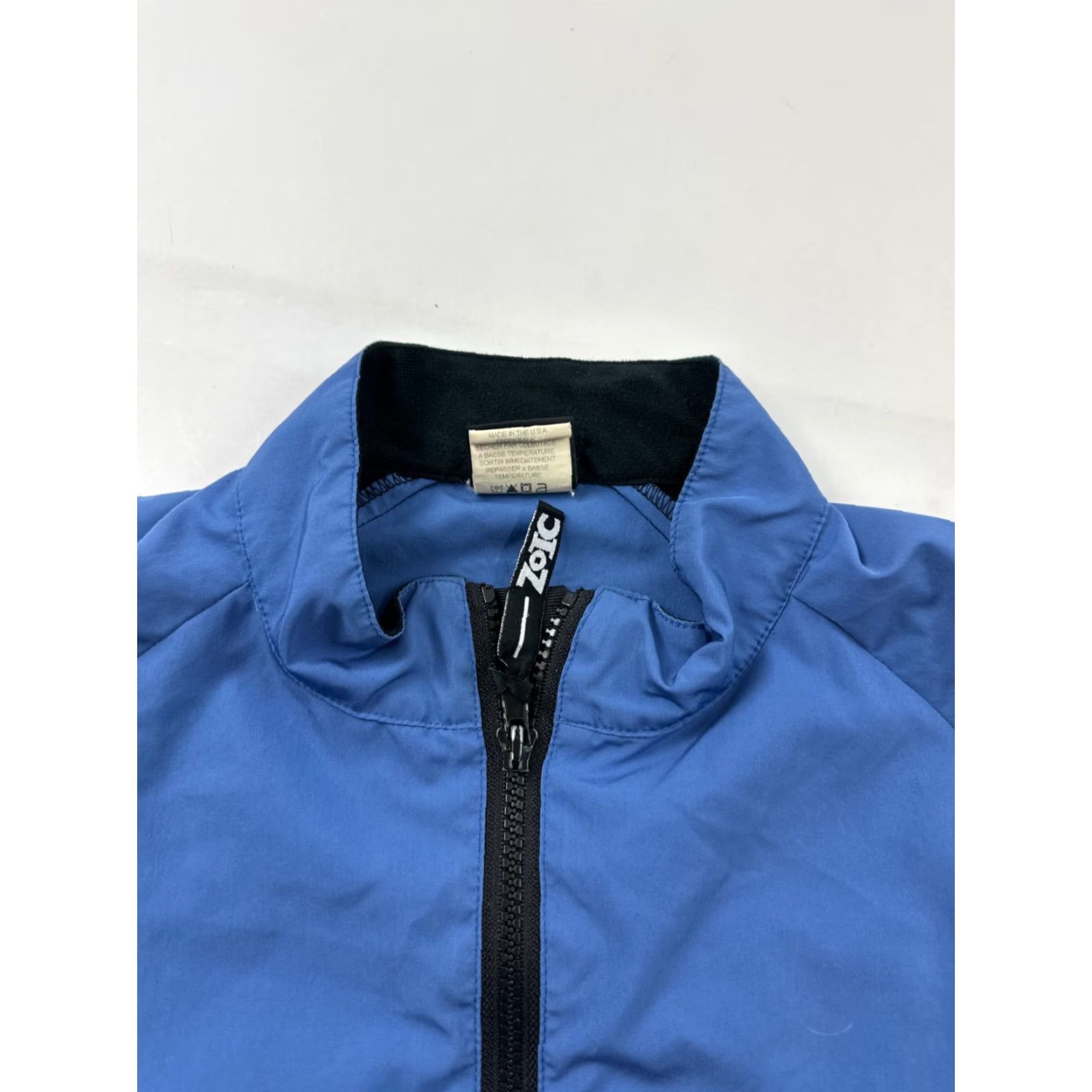 Vintage ZOIC Jacket Womens Small Blue Black Nylon Windbreaker Running Long Sleeve Zip-Up Size S / US 4 / IT 40 - 3 Thumbnail