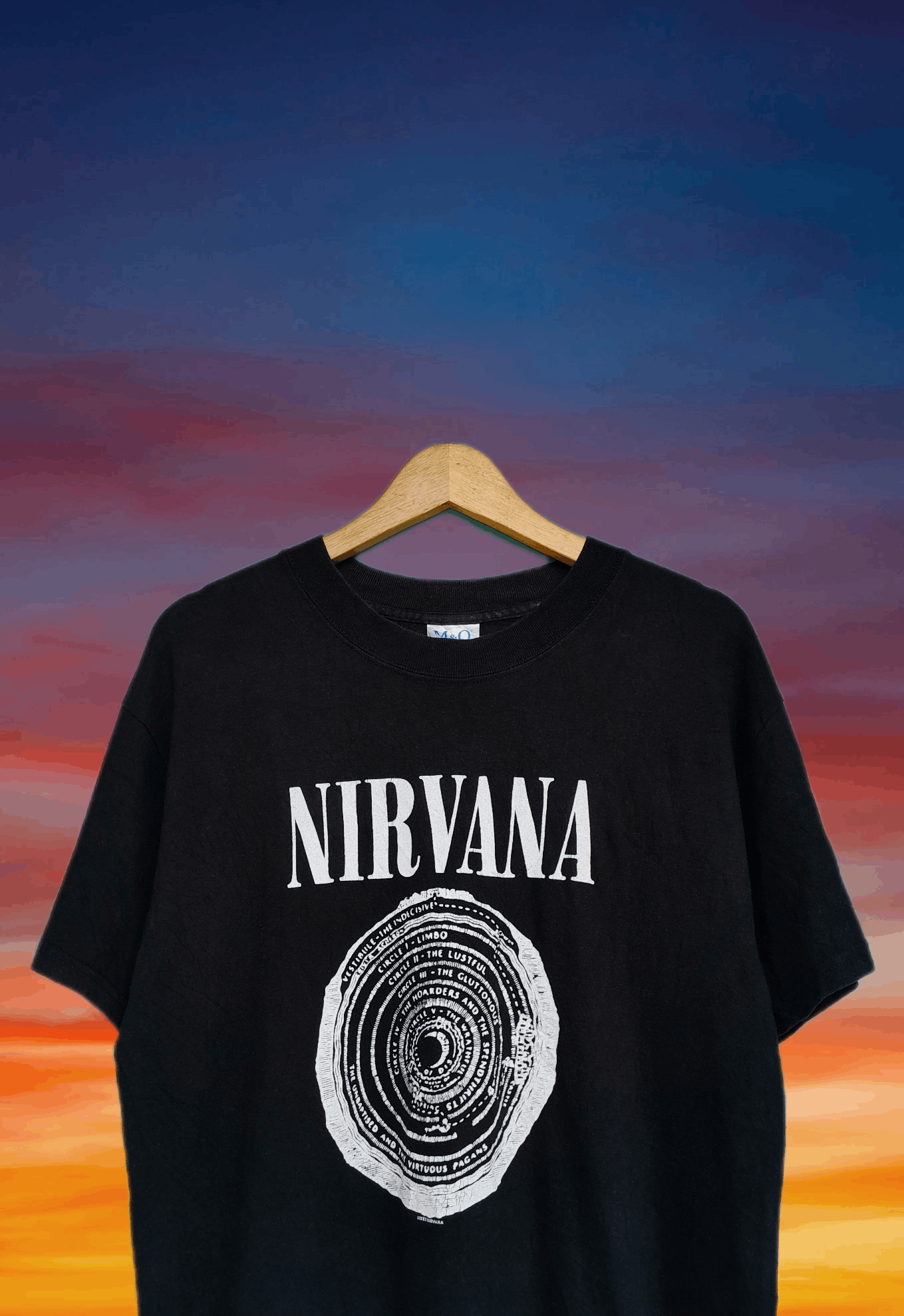 Nirvana Vintage NIRVANA Vestibule circle of hell t-shirt Size US M / EU 48-50 / 2 - 3 Thumbnail