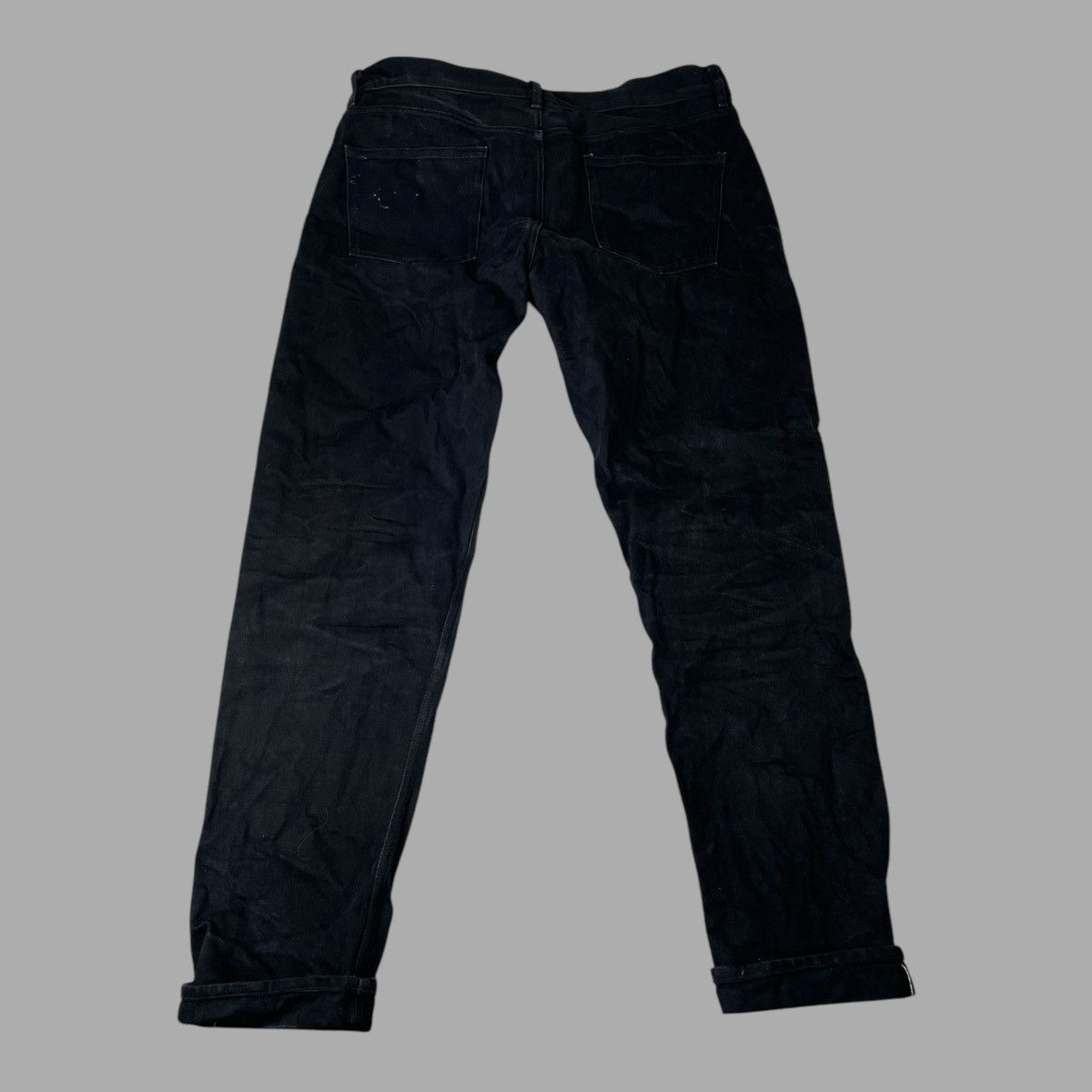 Vintage Selvage black denim jeans Size US 36 / EU 52 - 2 Thumbnail