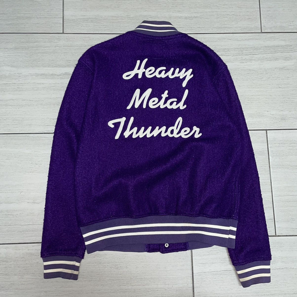 Hysteric Glamour Hysteric Glamour Heavy Metal Thunder Varsity Jacket Size US M / EU 48-50 / 2 - 6 Thumbnail