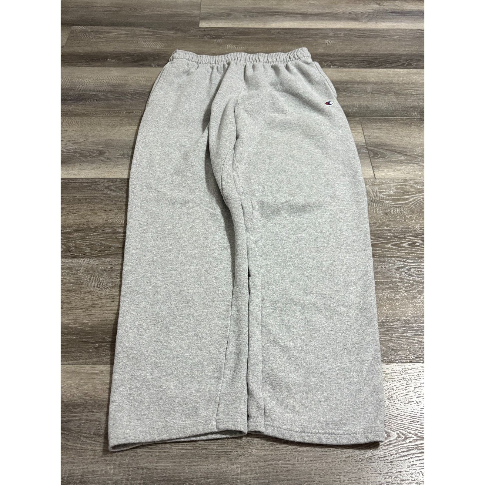 Champion Grey Wide Leg Baggy Sweatpants Y2K Skater - Mens XL