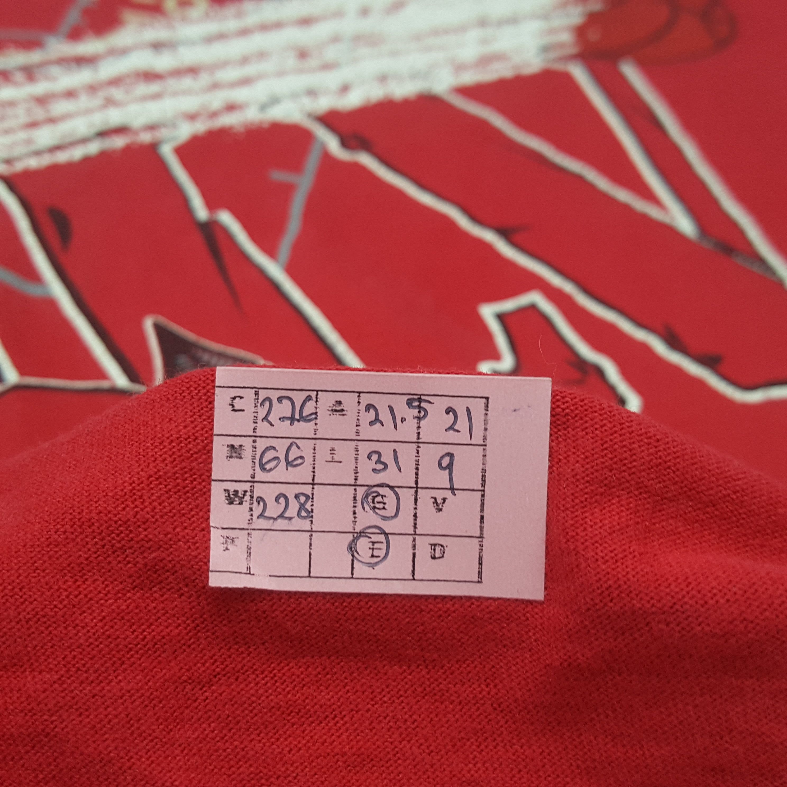 NBA × Vintage Runnin' Rebels Basketball Team Vintage Tshirt C276N66 Size US L / EU 52-54 / 3 - 7 Thumbnail
