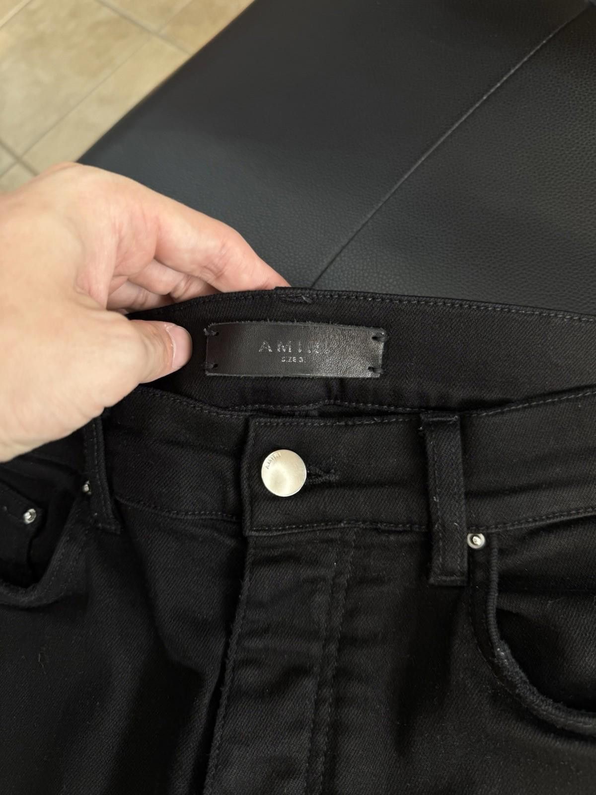 Amiri Size 31 - Amiri Black Jeans $1290 Retail Denim Color Patch Size US 31 - 6 Thumbnail