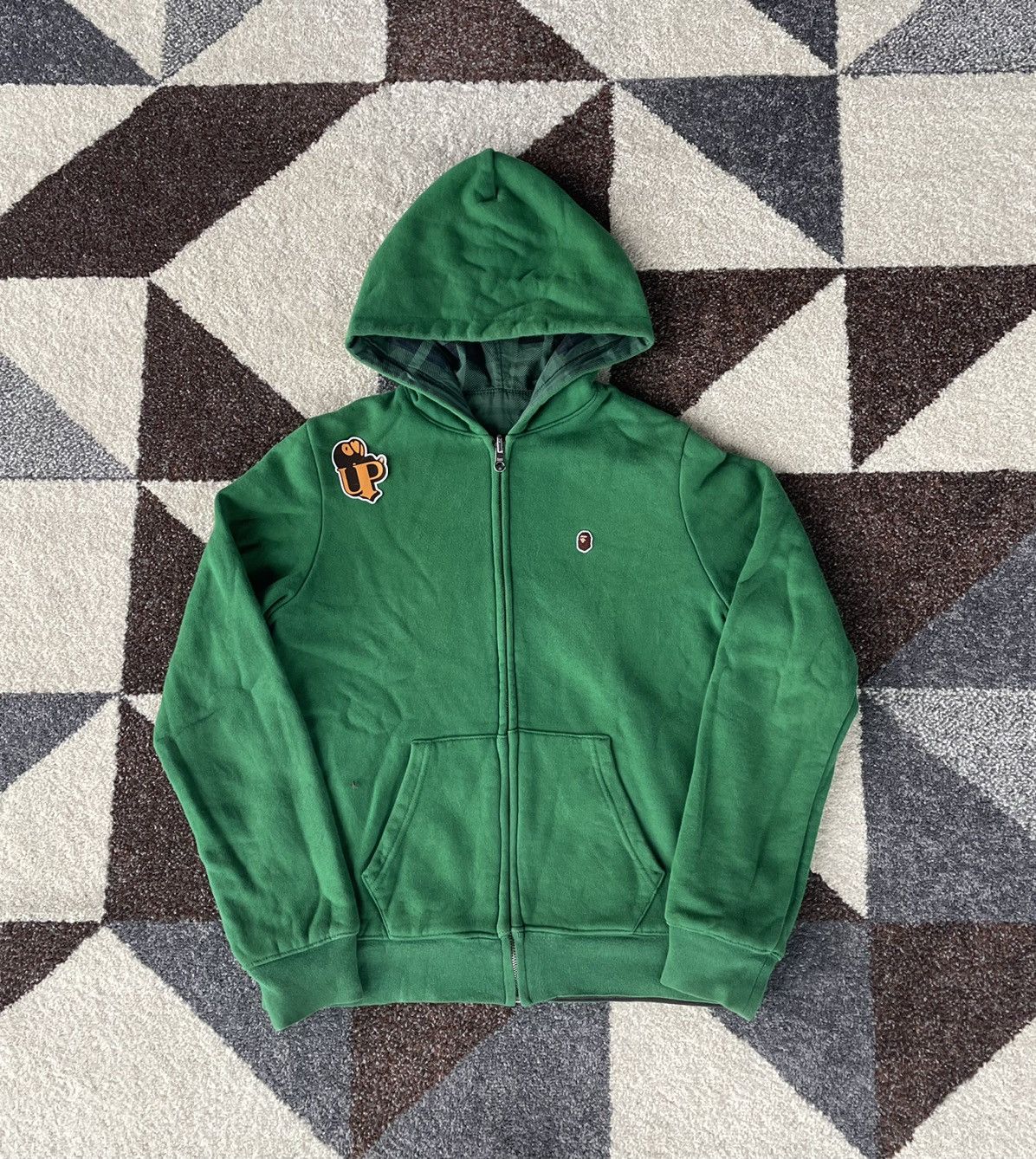 Bape OG Bape Plaid Reversible Zip Hoodie Size S / US 4 / IT 40 - 7 Thumbnail