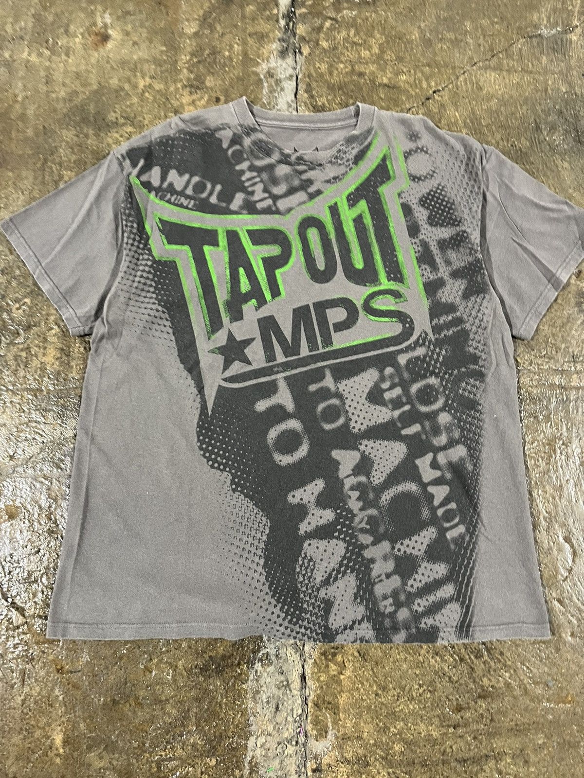 Affliction × Tapout × Vintage CRAZY Y2K TAPOUT GRUNGE SKATER CYBERPUNK GOTH TEE SHIRT Size US L / EU 52-54 / 3 - 2 Thumbnail