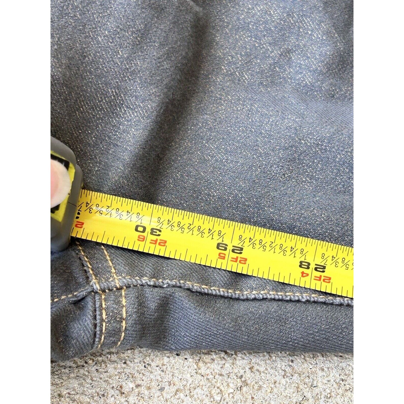 Rock & Republic Rock & Republic Skinny Gray and GOLD METALLIC Jeans Size 4 Size 27" / US 4 / IT 40 - 9 Thumbnail