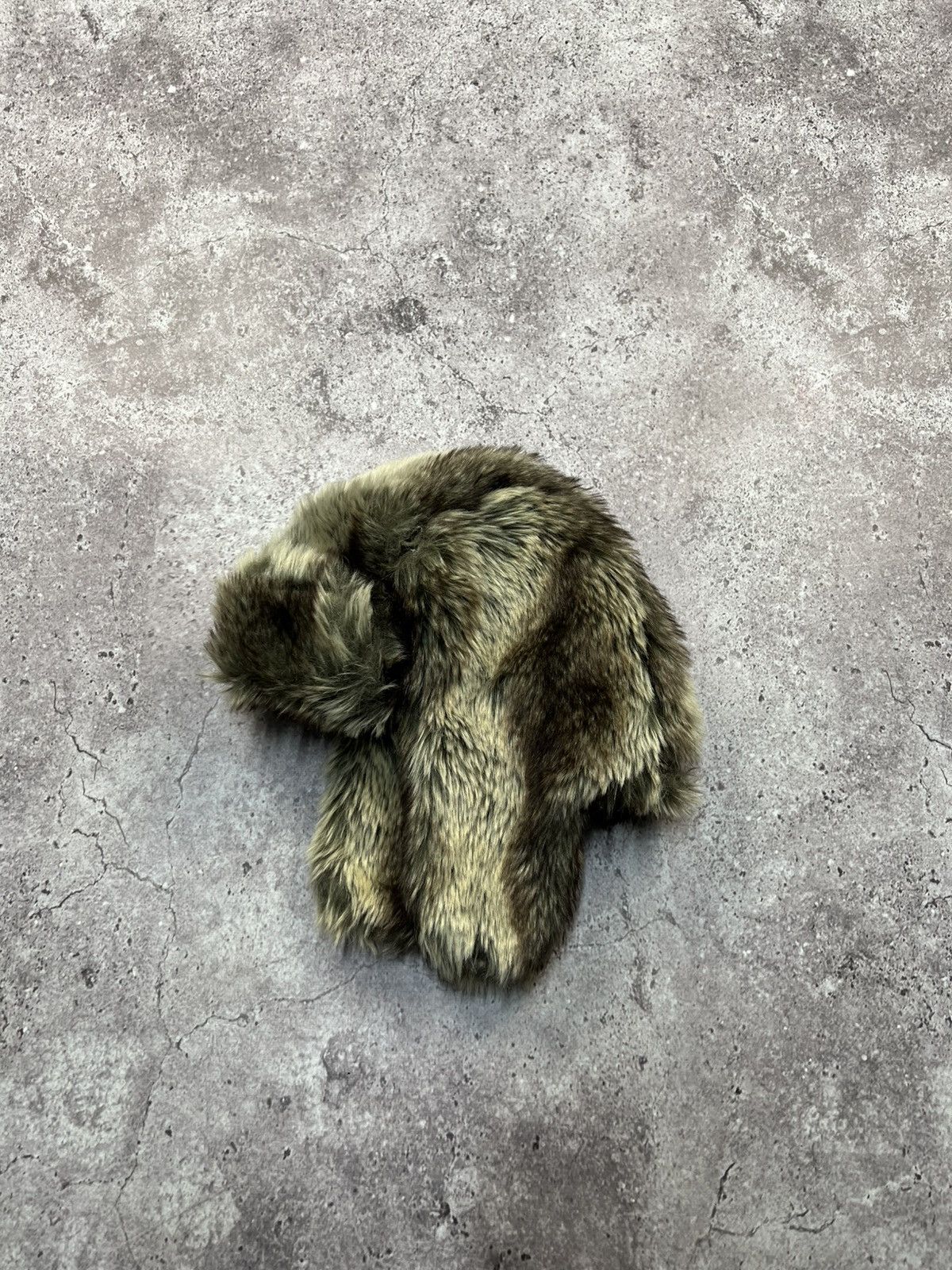 Japanese Brand Y2K Vintage Fur Ushanka Hat Avant Garde Streetwear Alt Fuzzy Size ONE SIZE - 1 Thumbnail