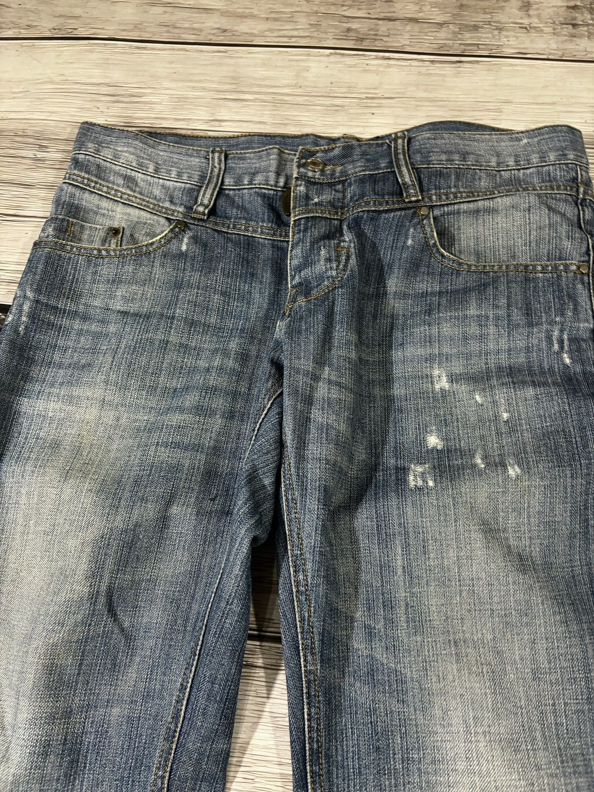 Hysteric Glamour 💥 HYSTERIC GLAMOUR BALENCIAGA STYLE JAPANESE JEANS Size US 32 / EU 48 - 3 Thumbnail