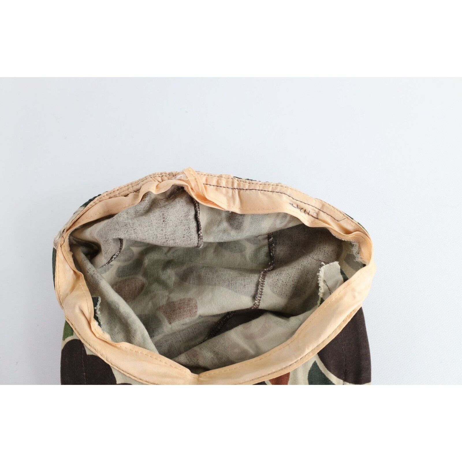 Vintage Vintage 70s 80s Frogskin Camouflage Military Style Hat Size ONE SIZE - 10 Thumbnail