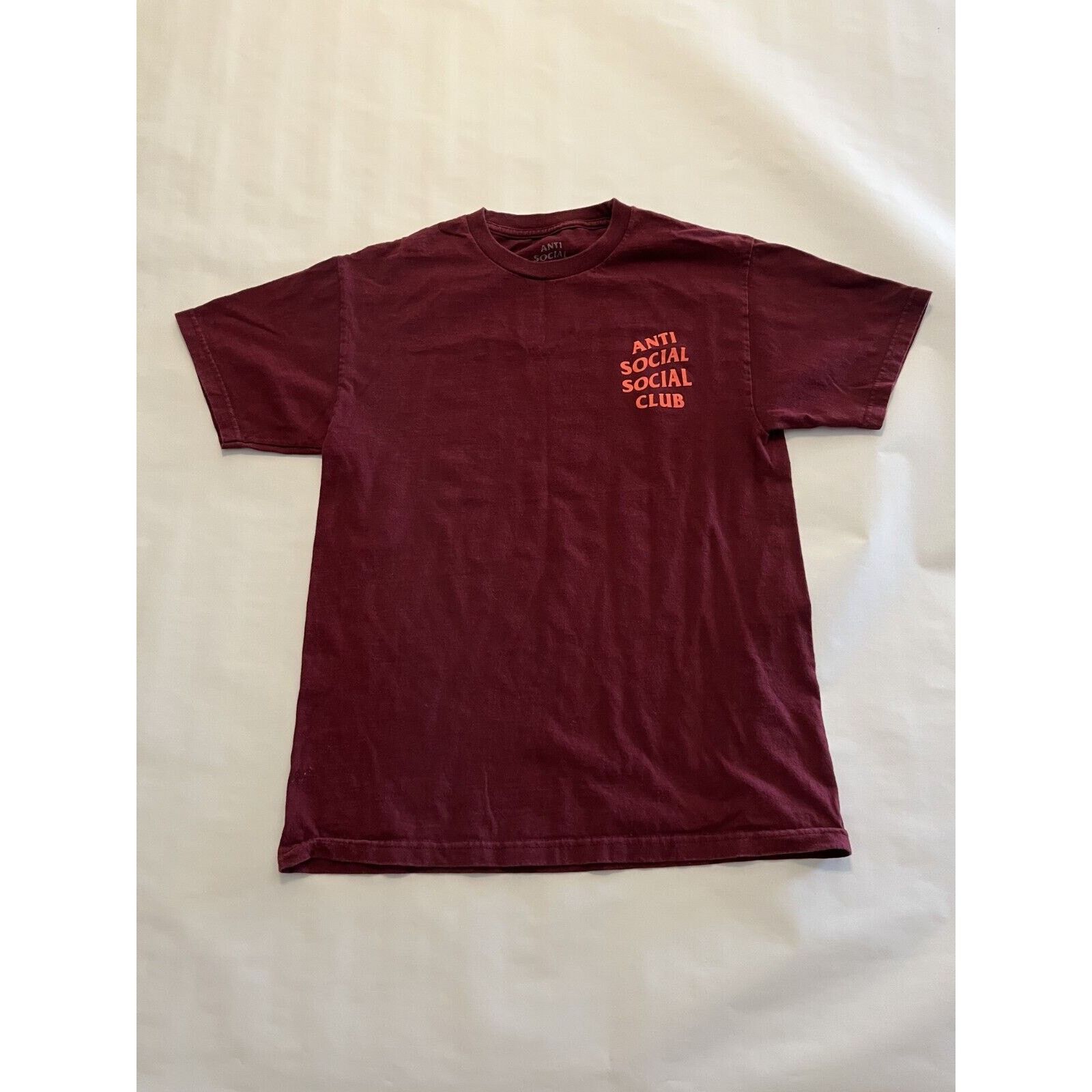 Anti Social Social Club ASSC Anti Social Social Club Spell Out Maroon Tee Men's M Size US M / EU 48-50 / 2 - 1 Thumbnail