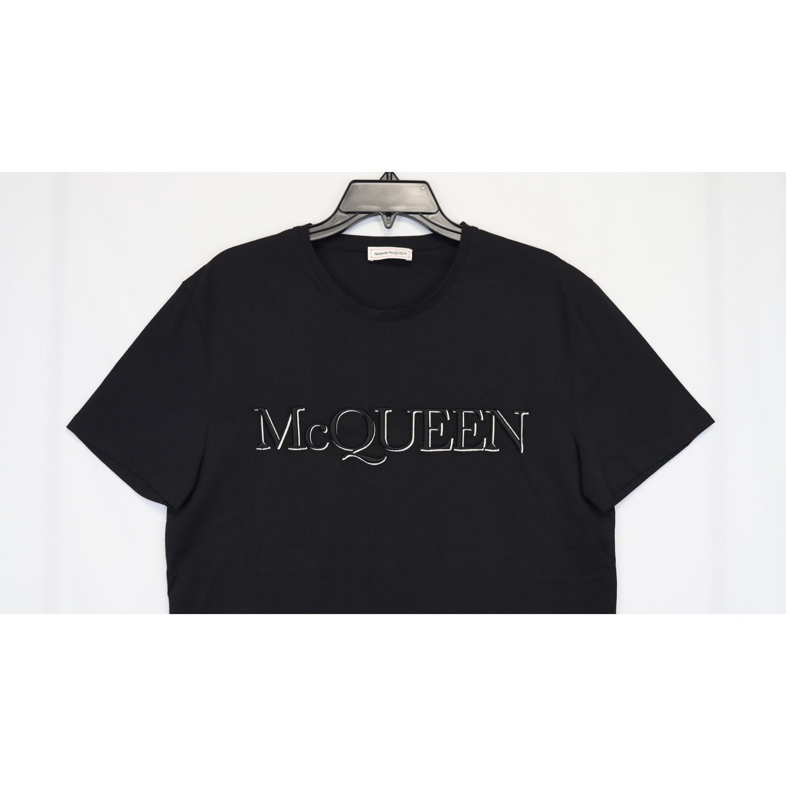 Alexander McQueen o1rshd1 ***Defective / T-Shirt in Black Size US S / EU 44-46 / 1 - 2 Thumbnail
